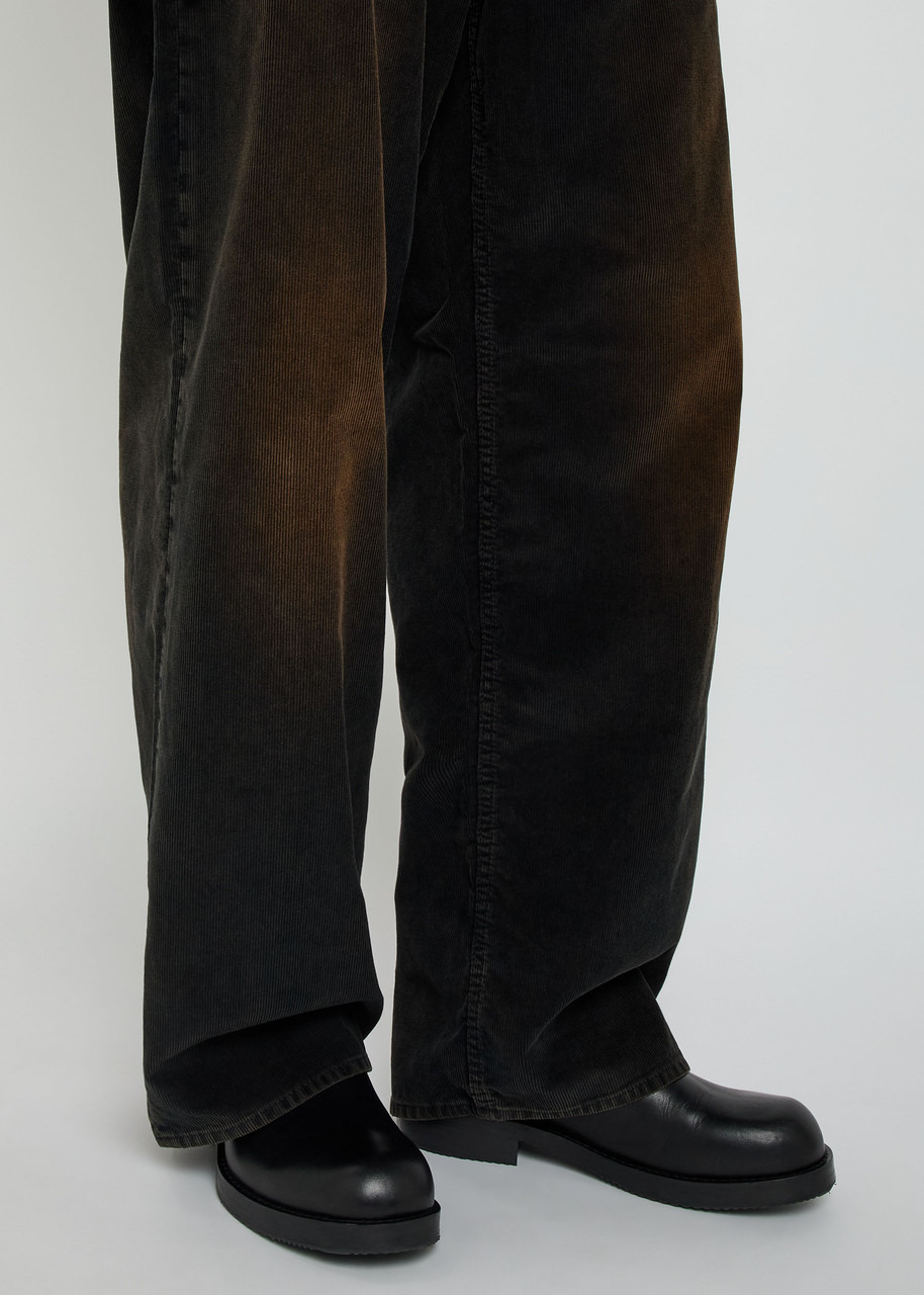 Acne Studios Faded Straight-leg Corduroy Trousers - 5