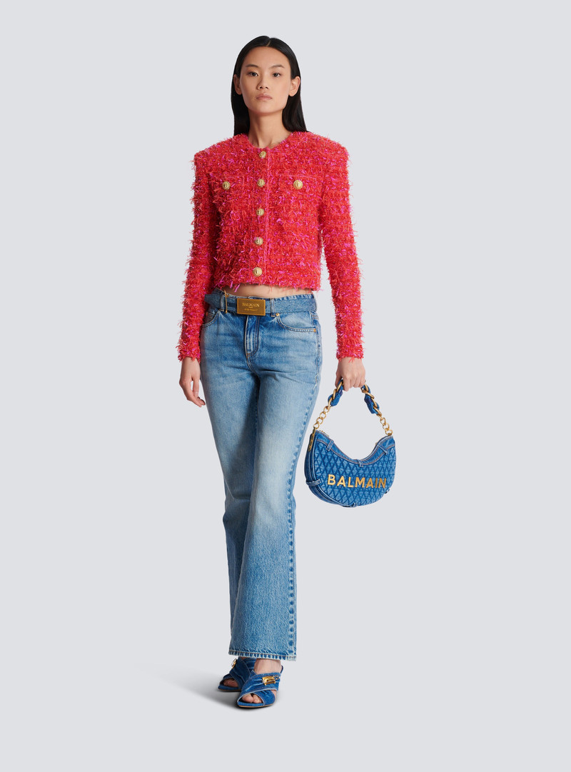 Balmain Cropped tweed jacket outlook