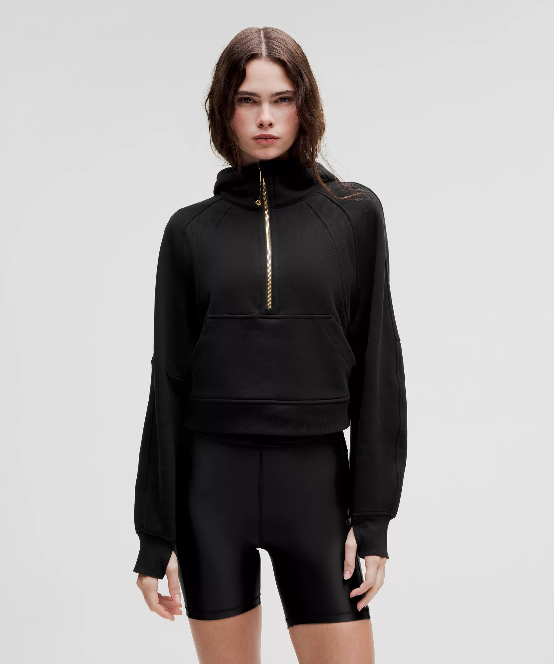Scuba Oversized Half-Zip Hoodie - 1