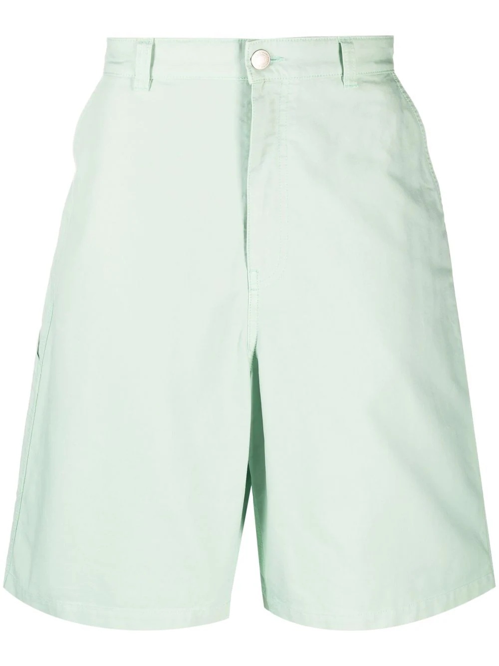 wide-leg loop-strap Bermuda shorts - 1