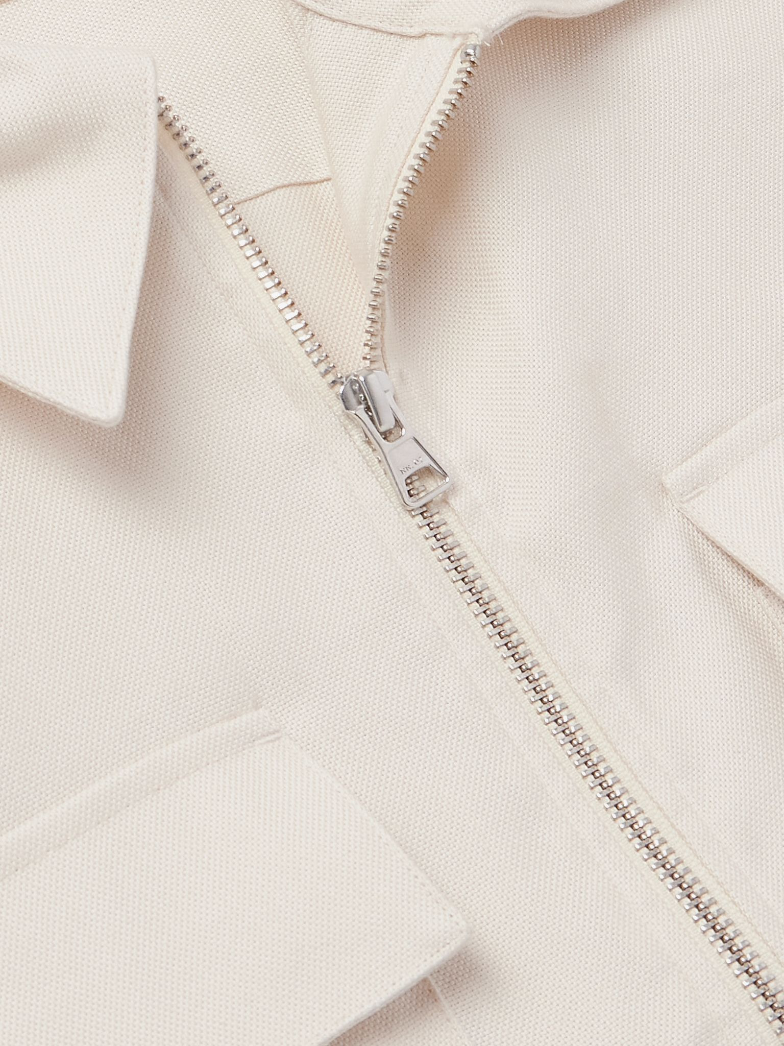 Alban 1808 LENZING™ ECOVERO™ and Linen-Blend Jacket Ecru - 5