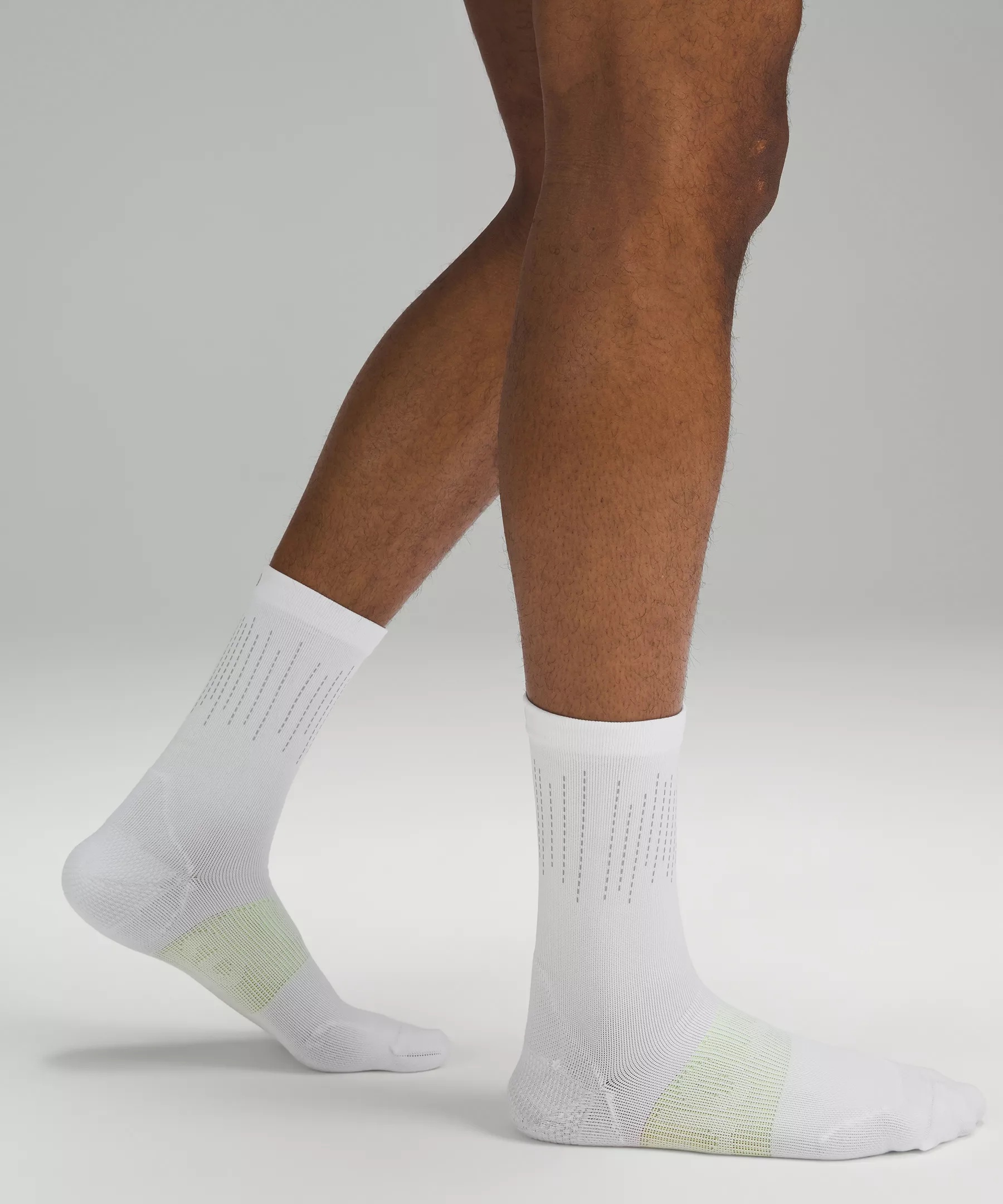 Men's Power Stride Crew Socks *Reflective - 1