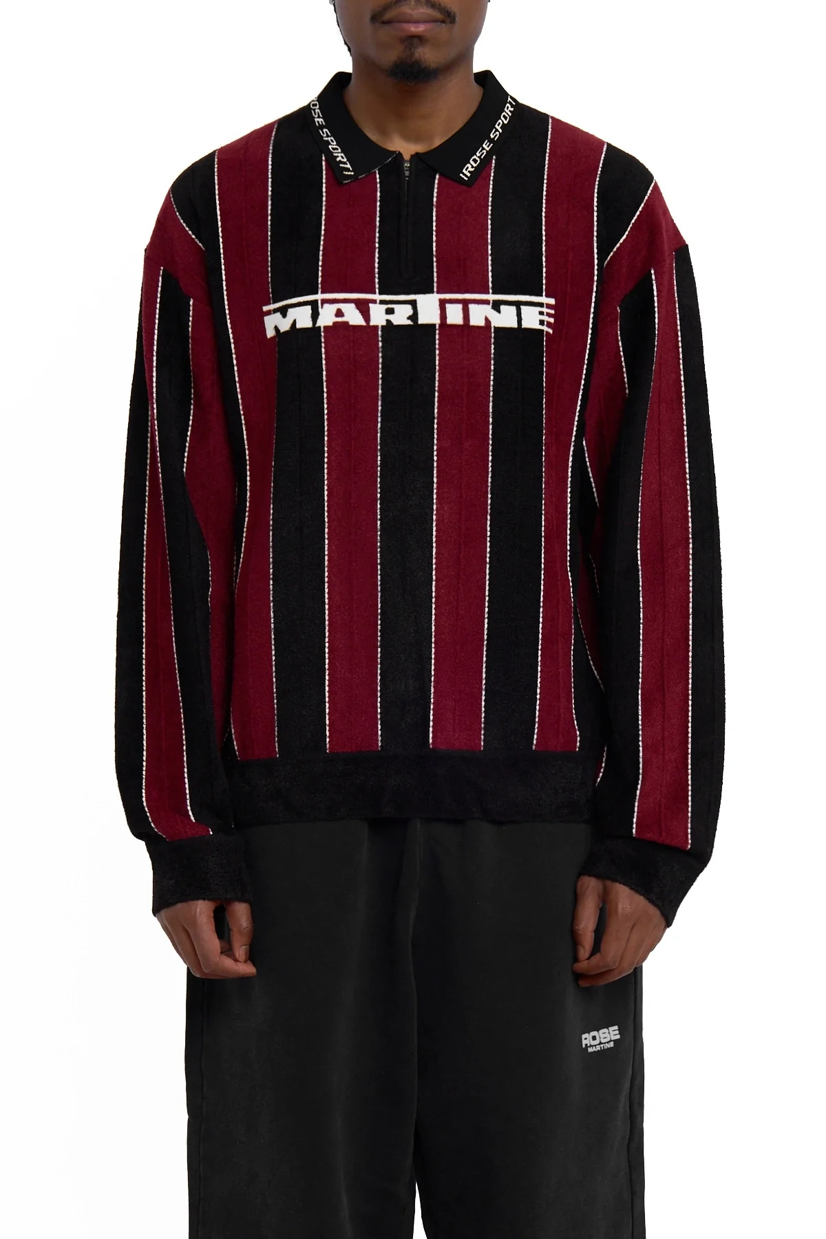 Martine Rose Sporty Logo Polo Red - 4