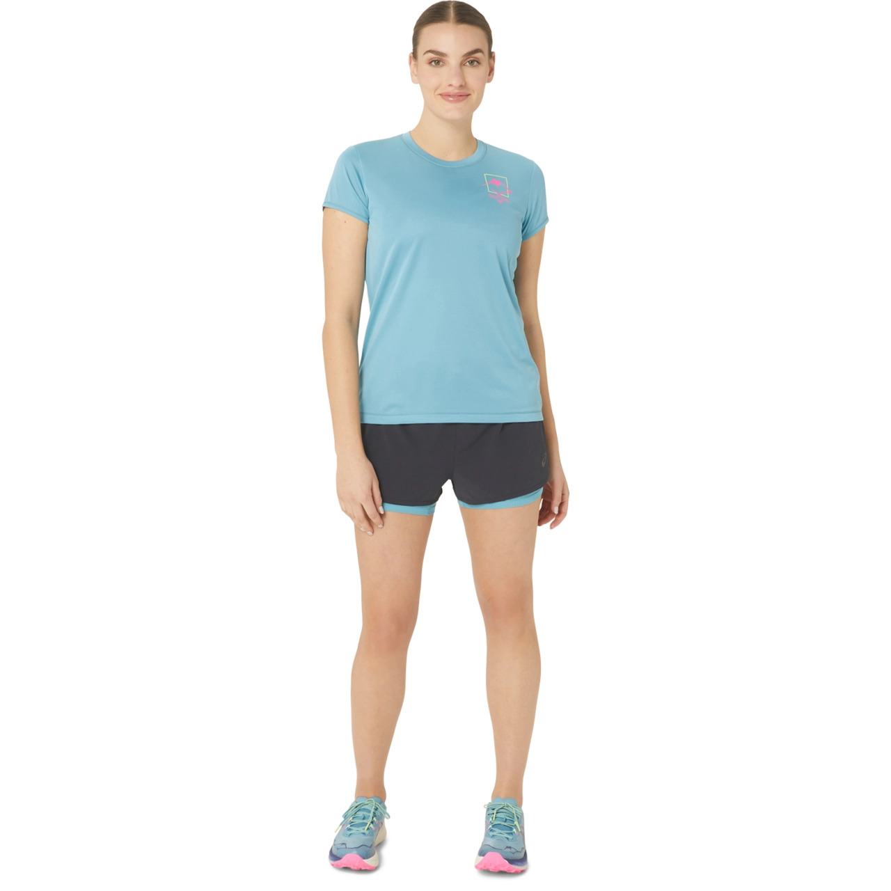 WOMEN'S FUJITRAIL LOGO SHORT SLEEVE TOP - 6
