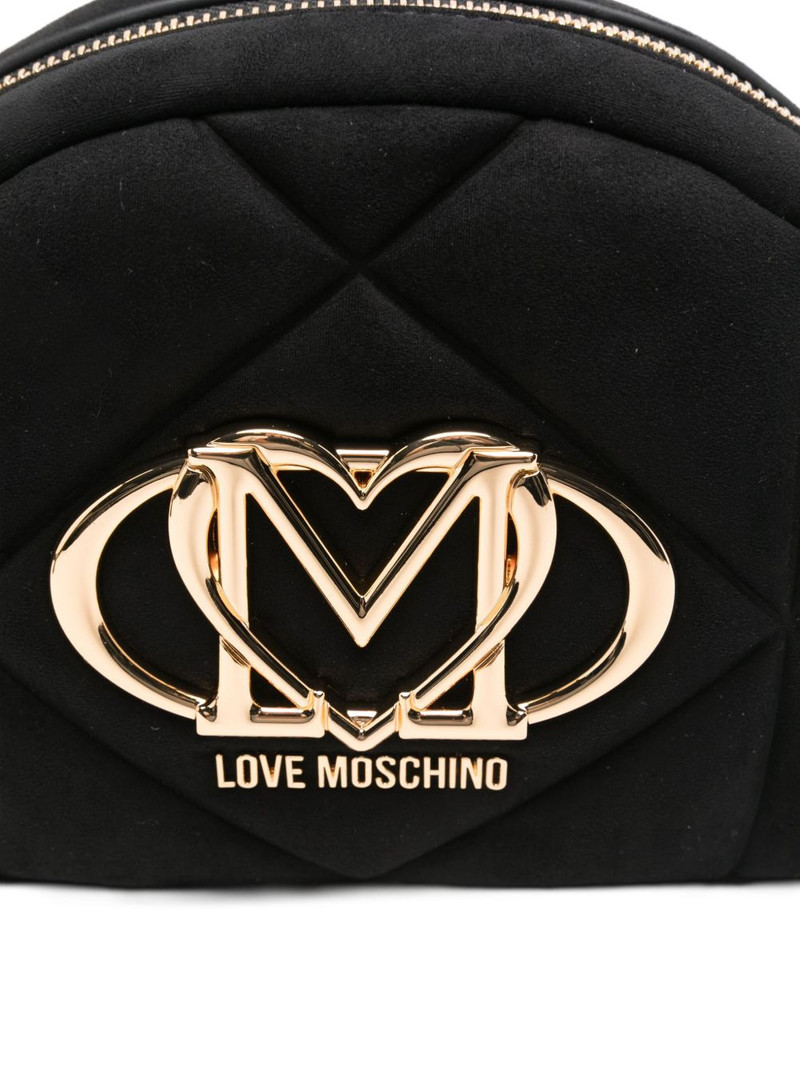 quilted logo-plaque cross body bag 4