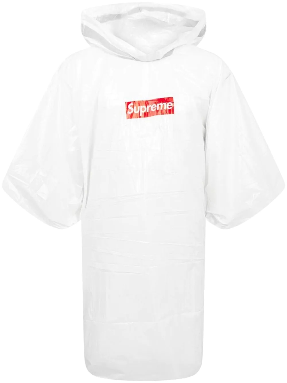 Ballpark logo-print poncho - 1