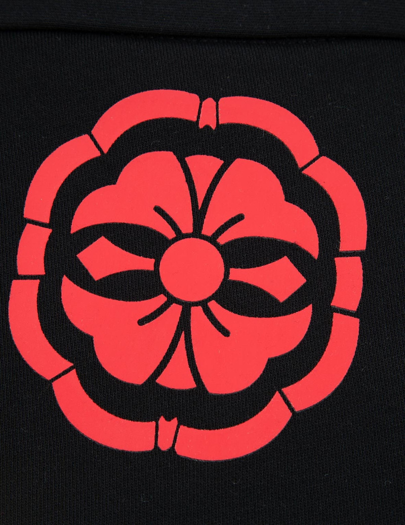 SEAGULL AND KAMON PRINT SWEATPANTS 9