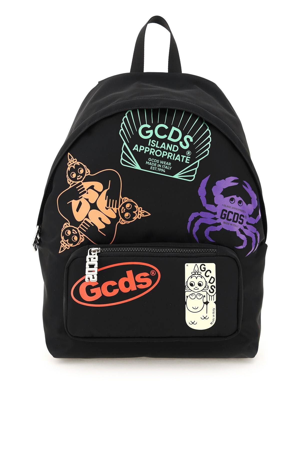 GCDSLAND PRINT NYLON BACKPACK - 1