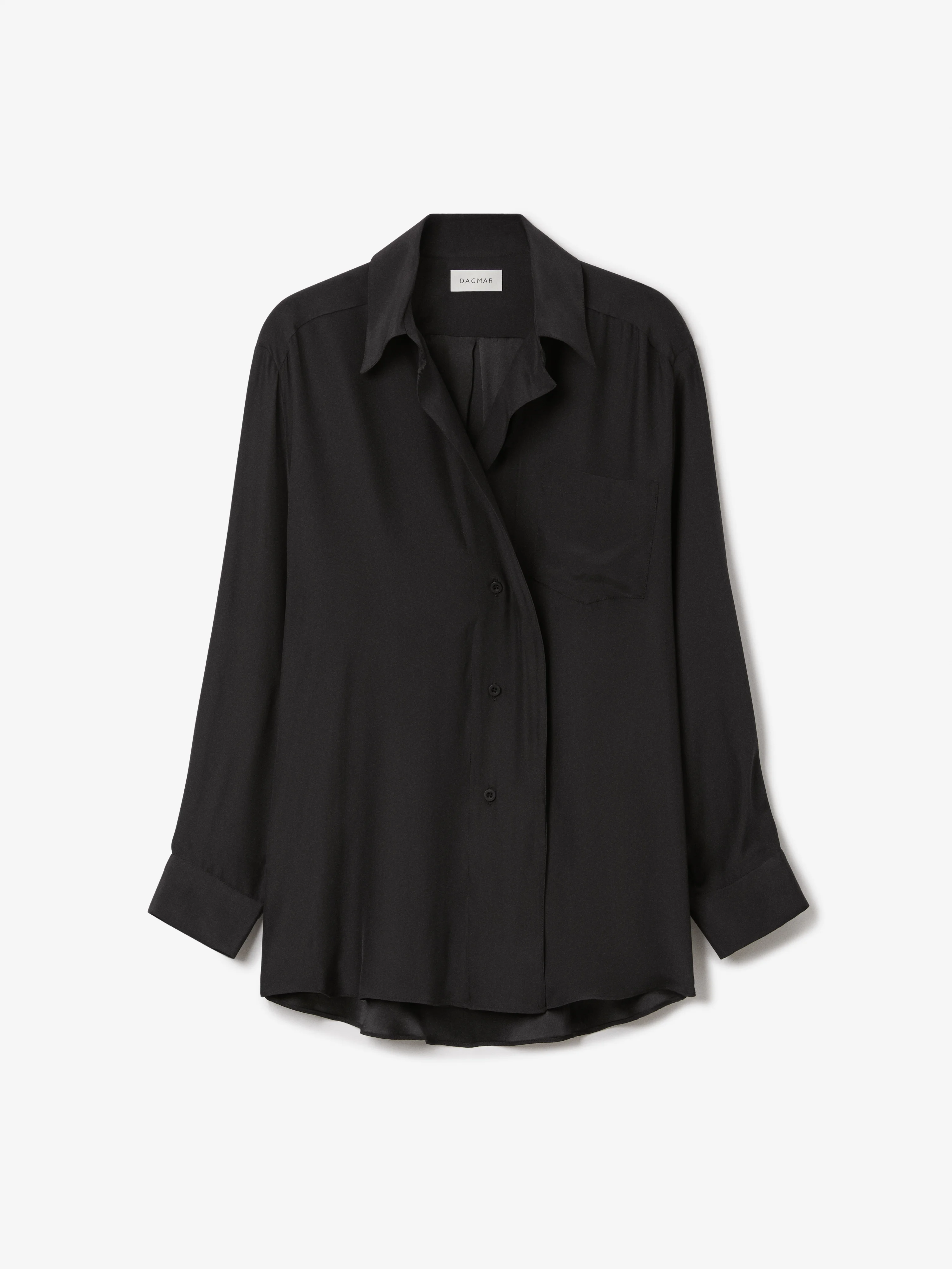 Asymmetric Silk Top - 1