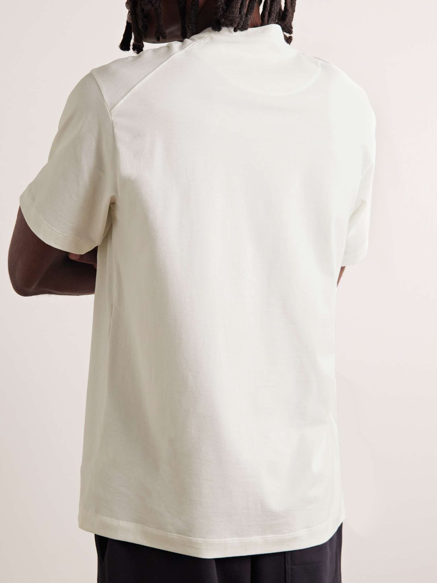 Oversized Logo-Print Cotton-Blend Jersey T-Shirt - 3