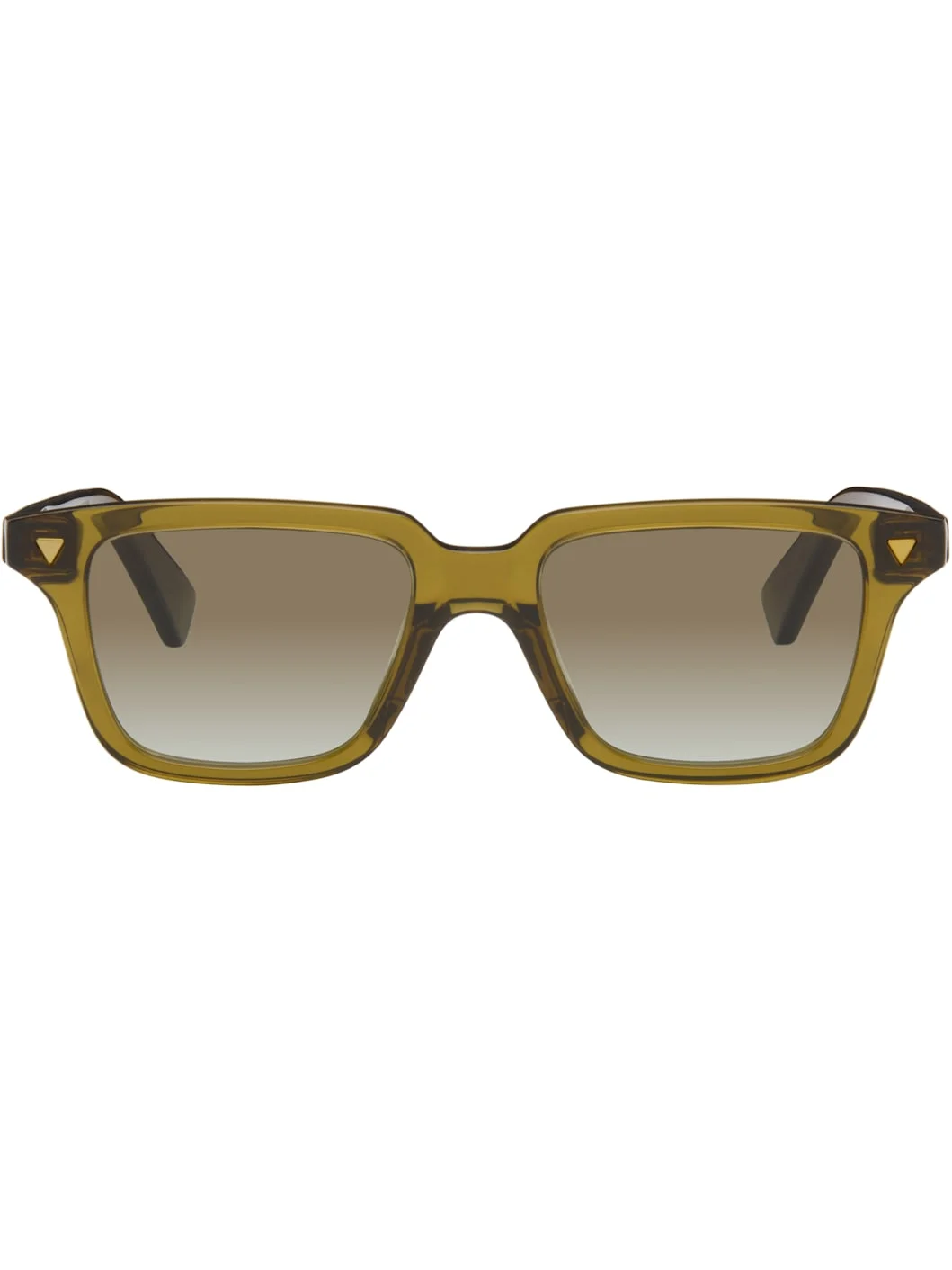 Brown Triangle Sunglasses - 1
