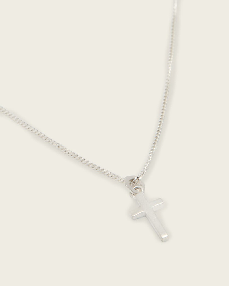 GABE SMALL CHAIN CROSS NECKLACE 3