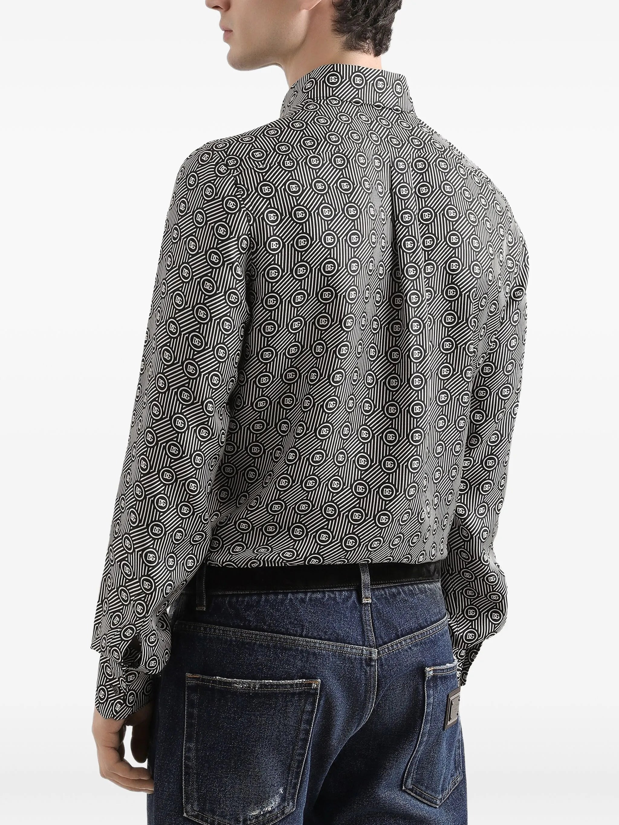 Dolce & Gabbana Geometric-print Shirt - 5