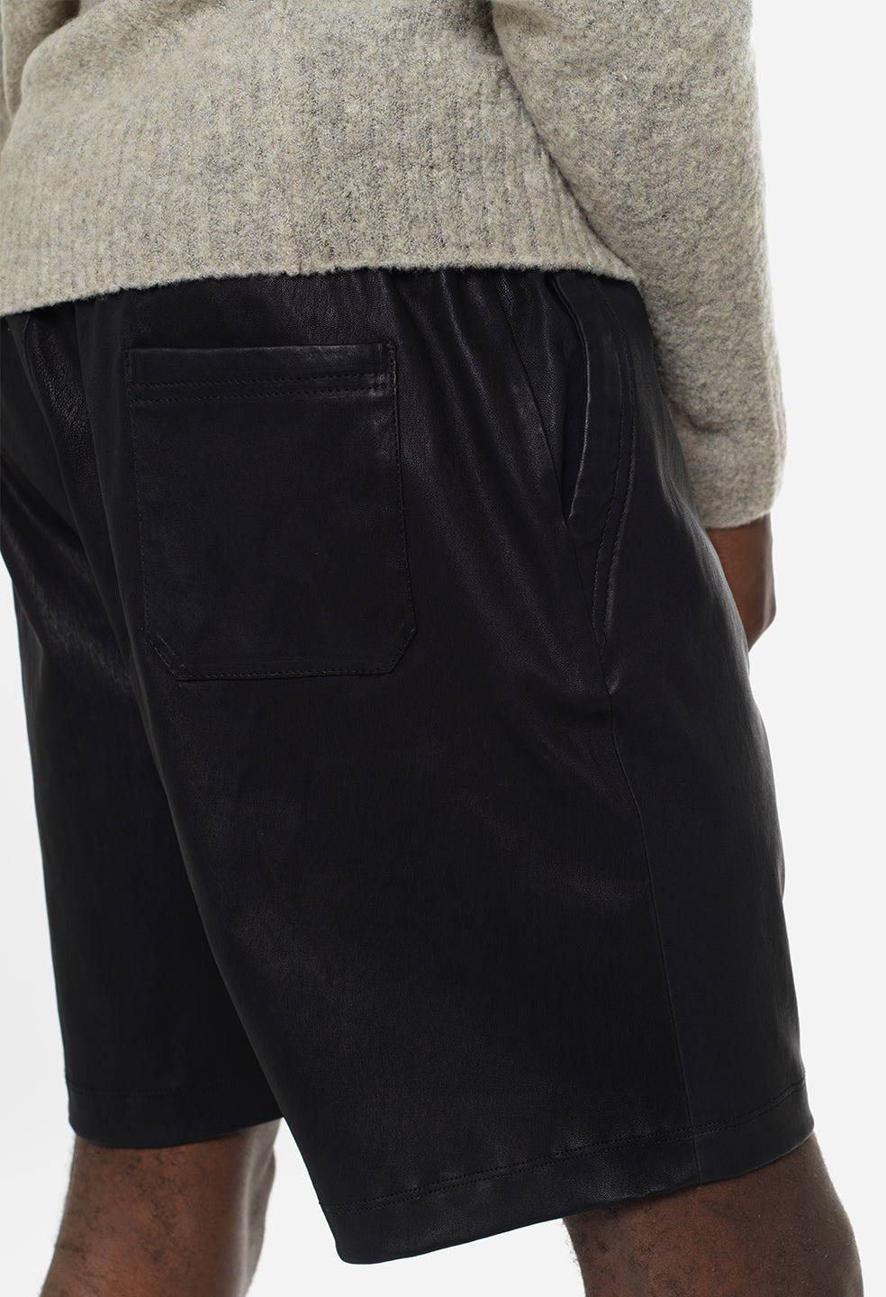 LEATHER LA SHORTS - 8