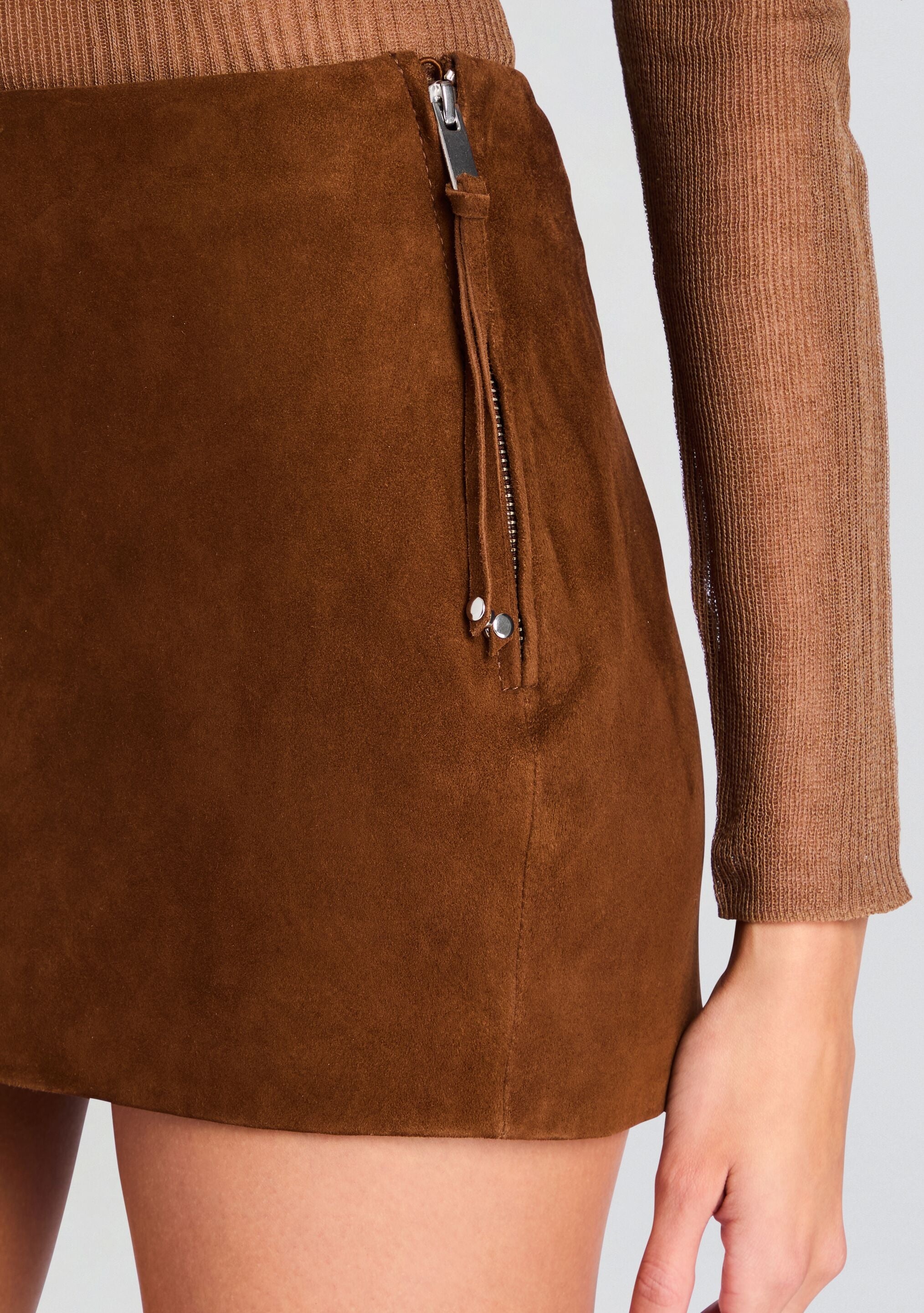 VALERIE SUEDE SKIRT - 2