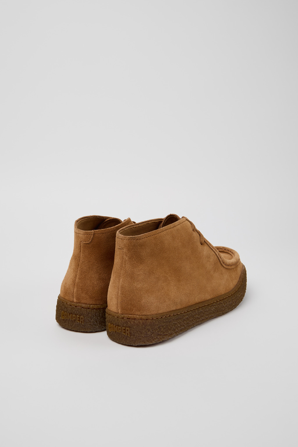 Brown Suede Ankle Boots for Men. - 3