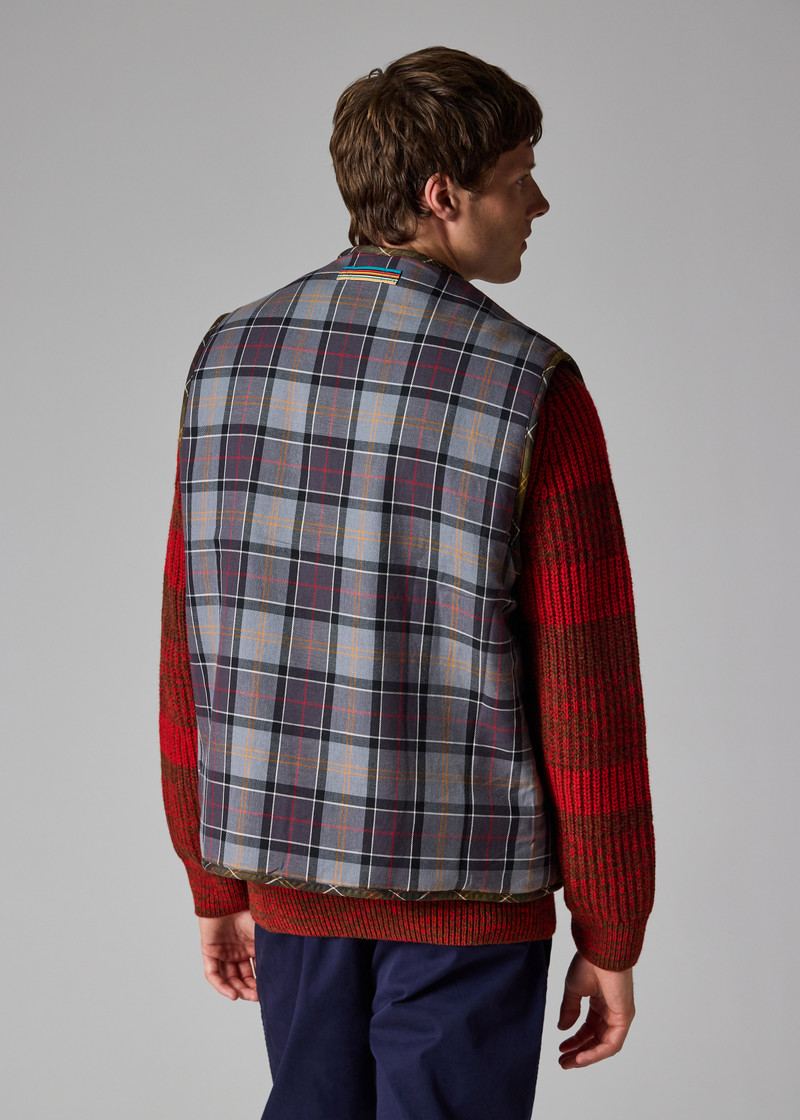 Paul Smith loves Barbour - Mixed Tartan Warm Pile Liner 12
