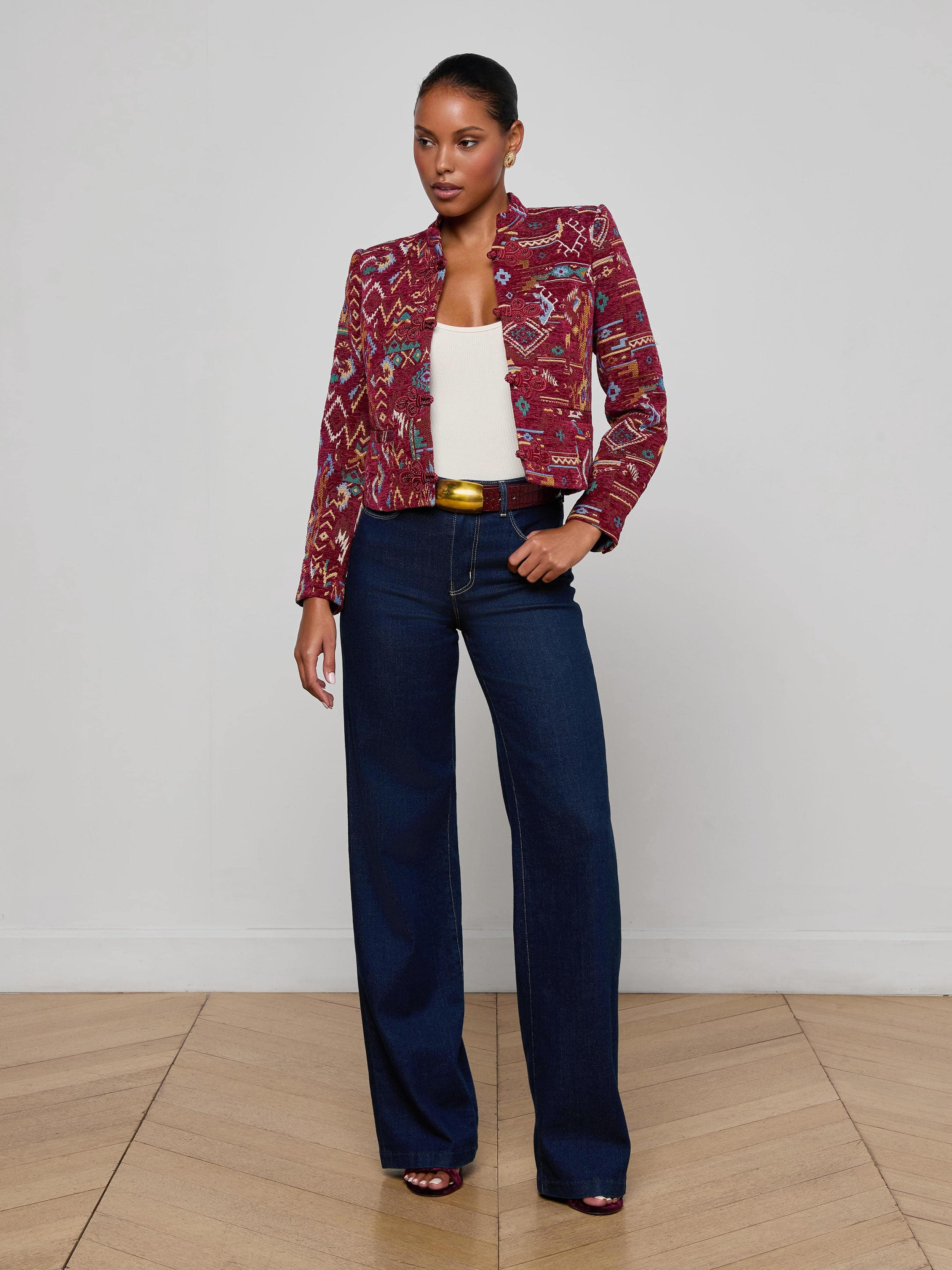 Asha Jacquard Jacket - 4