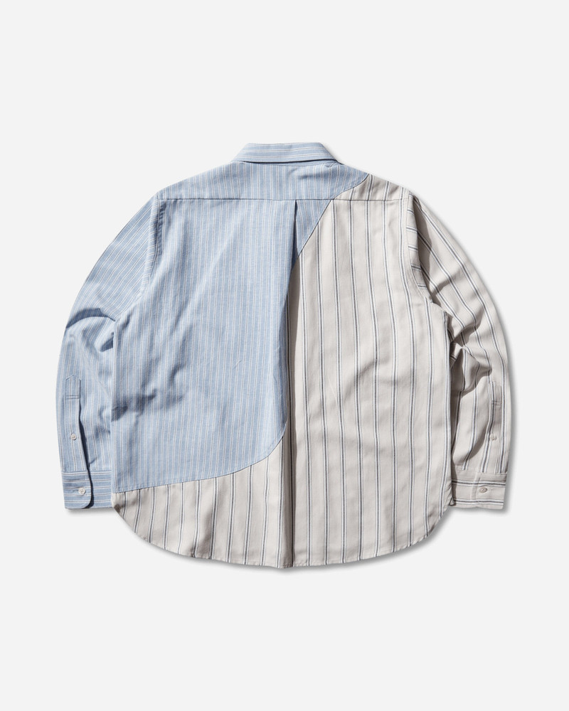 BRAIN DEAD Brooks Brothers California Panel Oxford Button Up Shirt Light Blue outlook