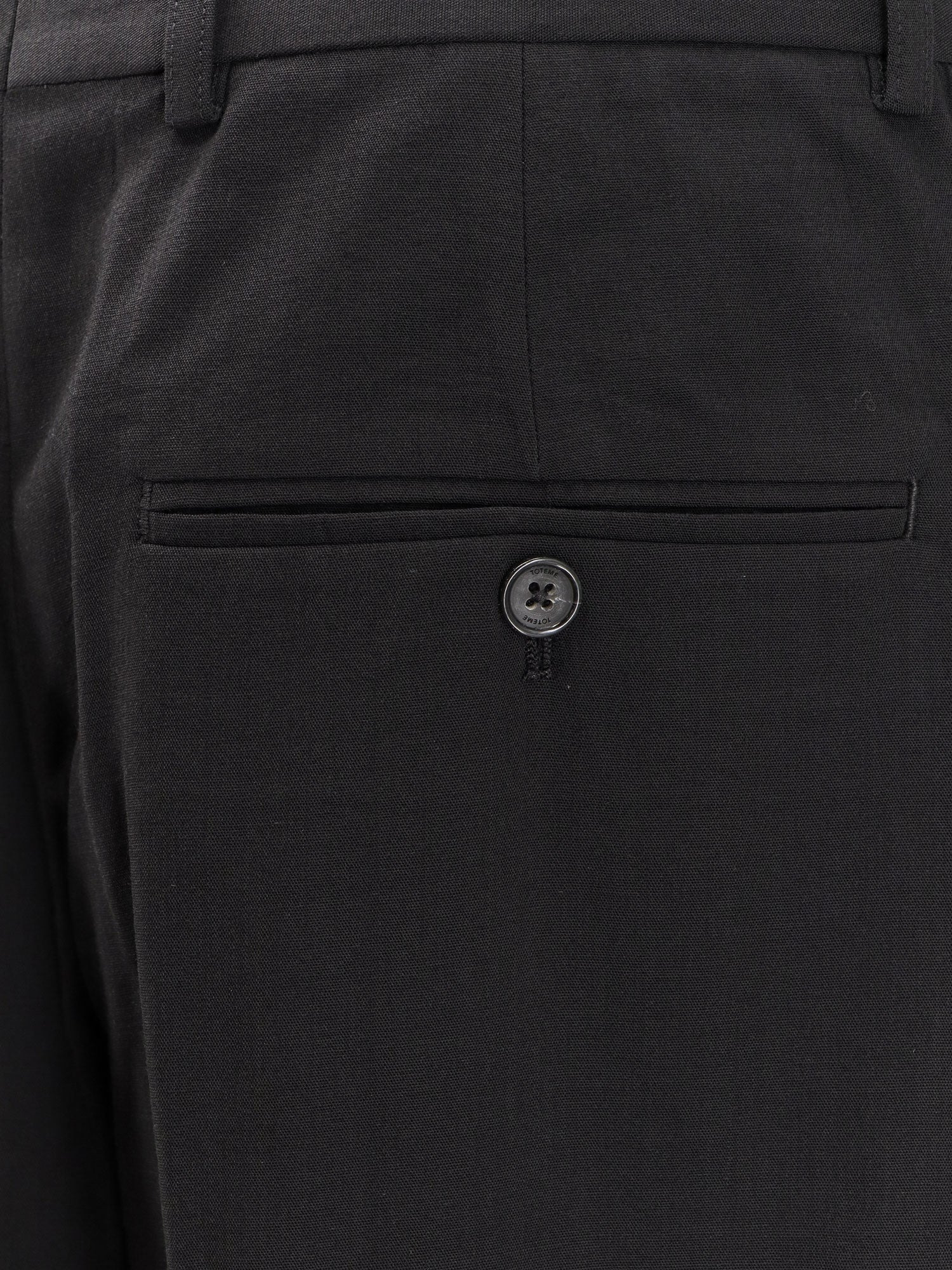 Toteme Viscose And Wool Trousers - 3