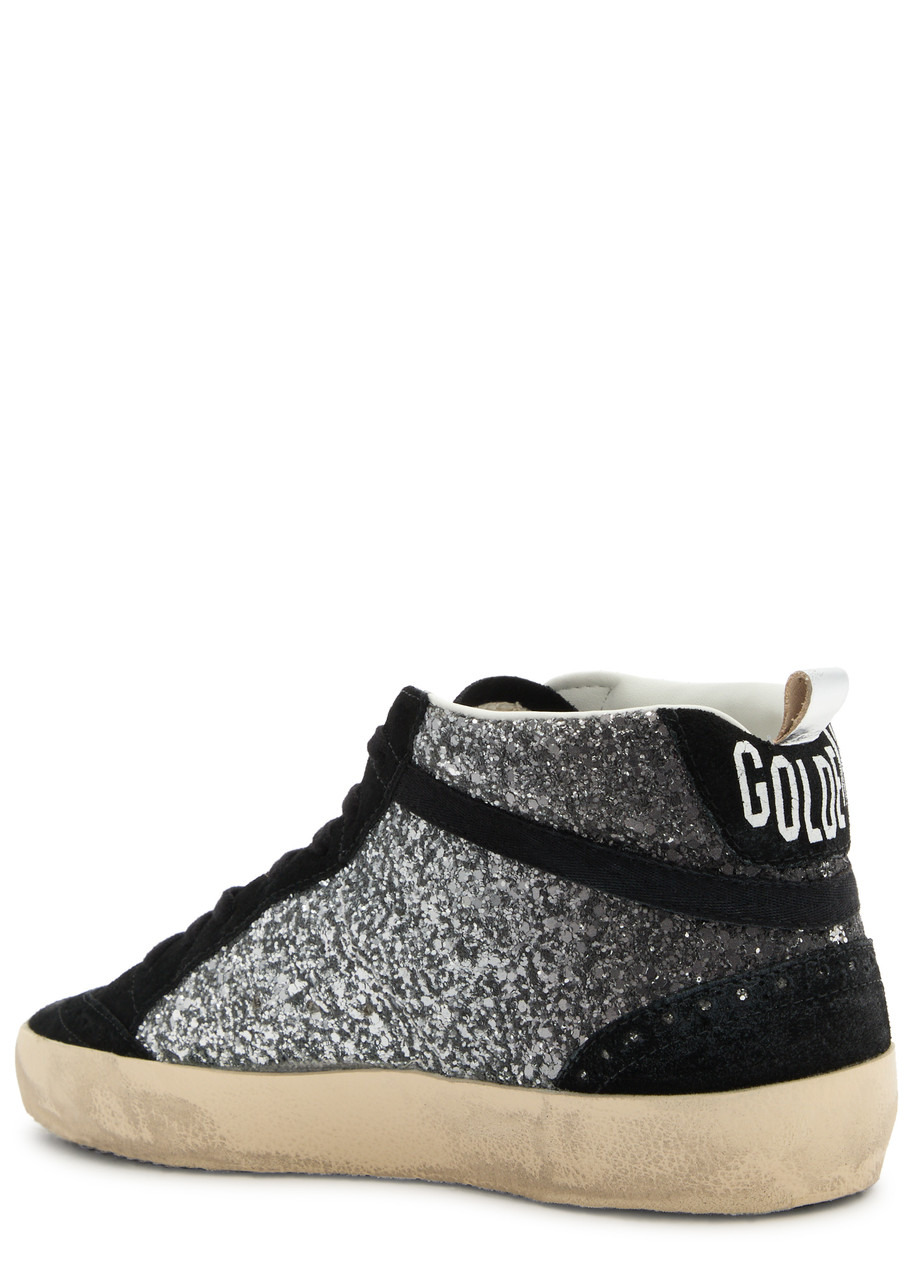 Golden Goose Mid Star Panelled Suede Sneakers - 2