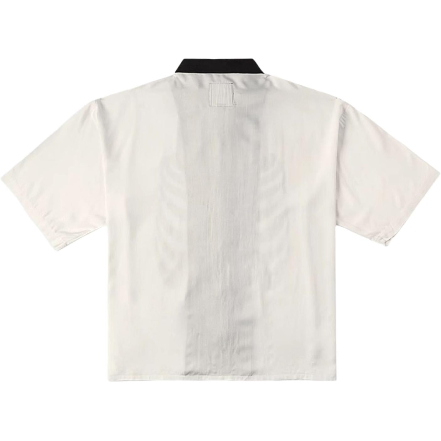 Vans Skeleton Short Sleeve Shirt 'Beige Black' VN000JHHFS8 - 2