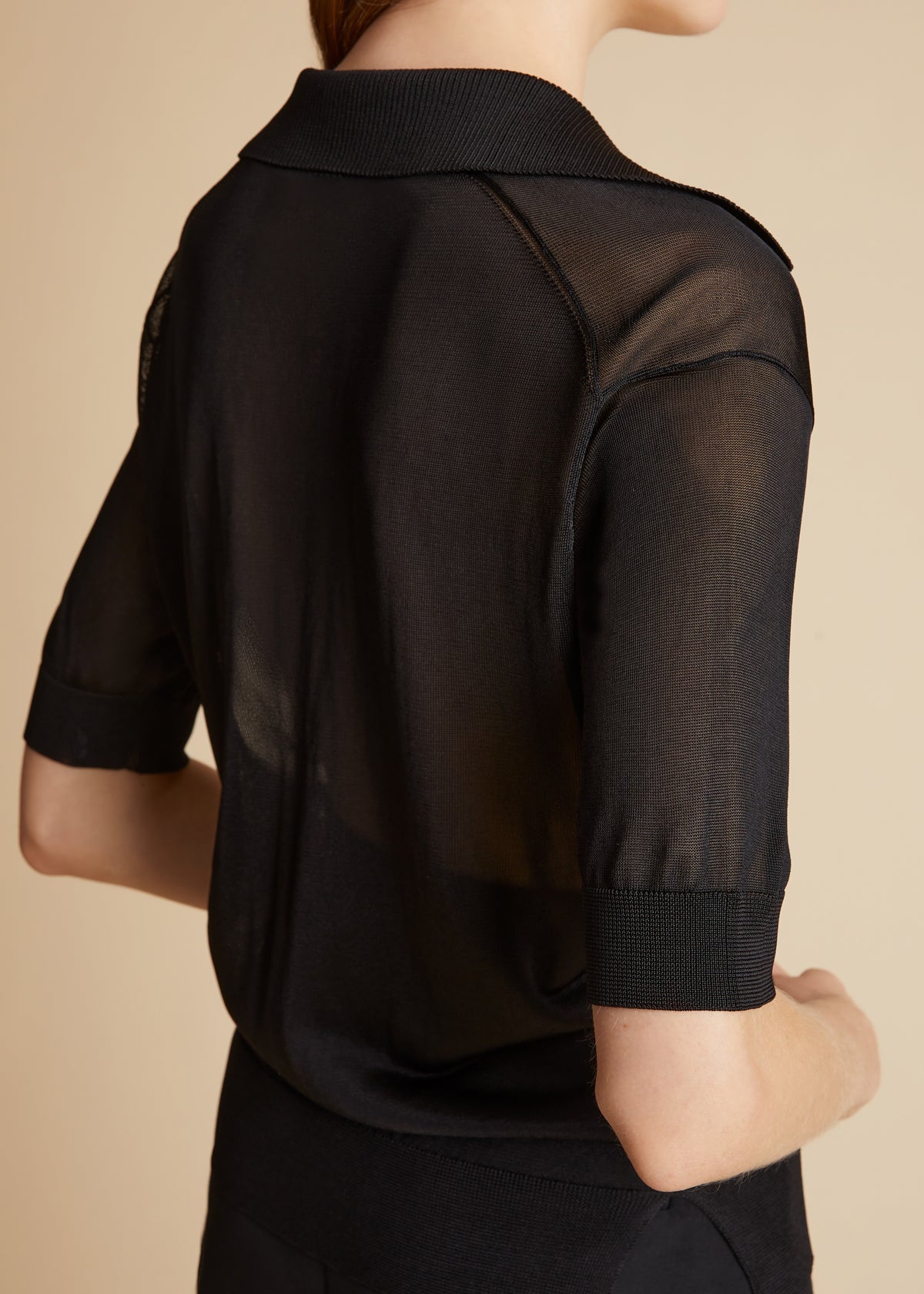 The Julita V-neck polo top - 7