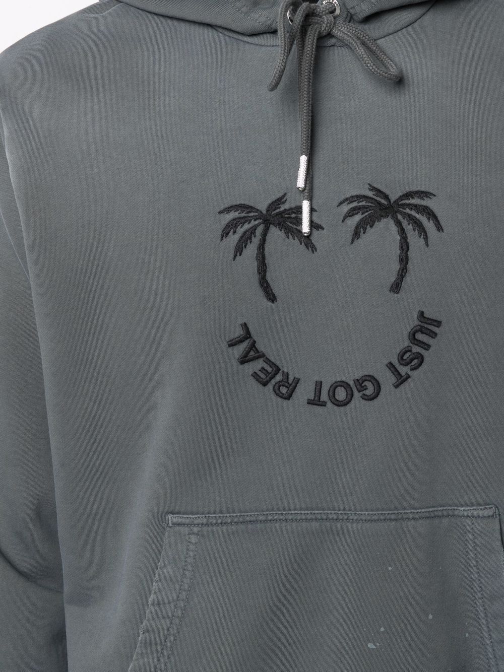 palm-embroidered hoodie - 5