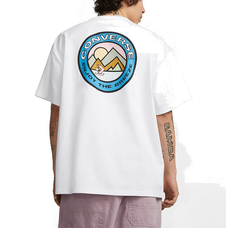 Converse Converse Sail Away T-Shirt 'White' 10025453-A02 outlook