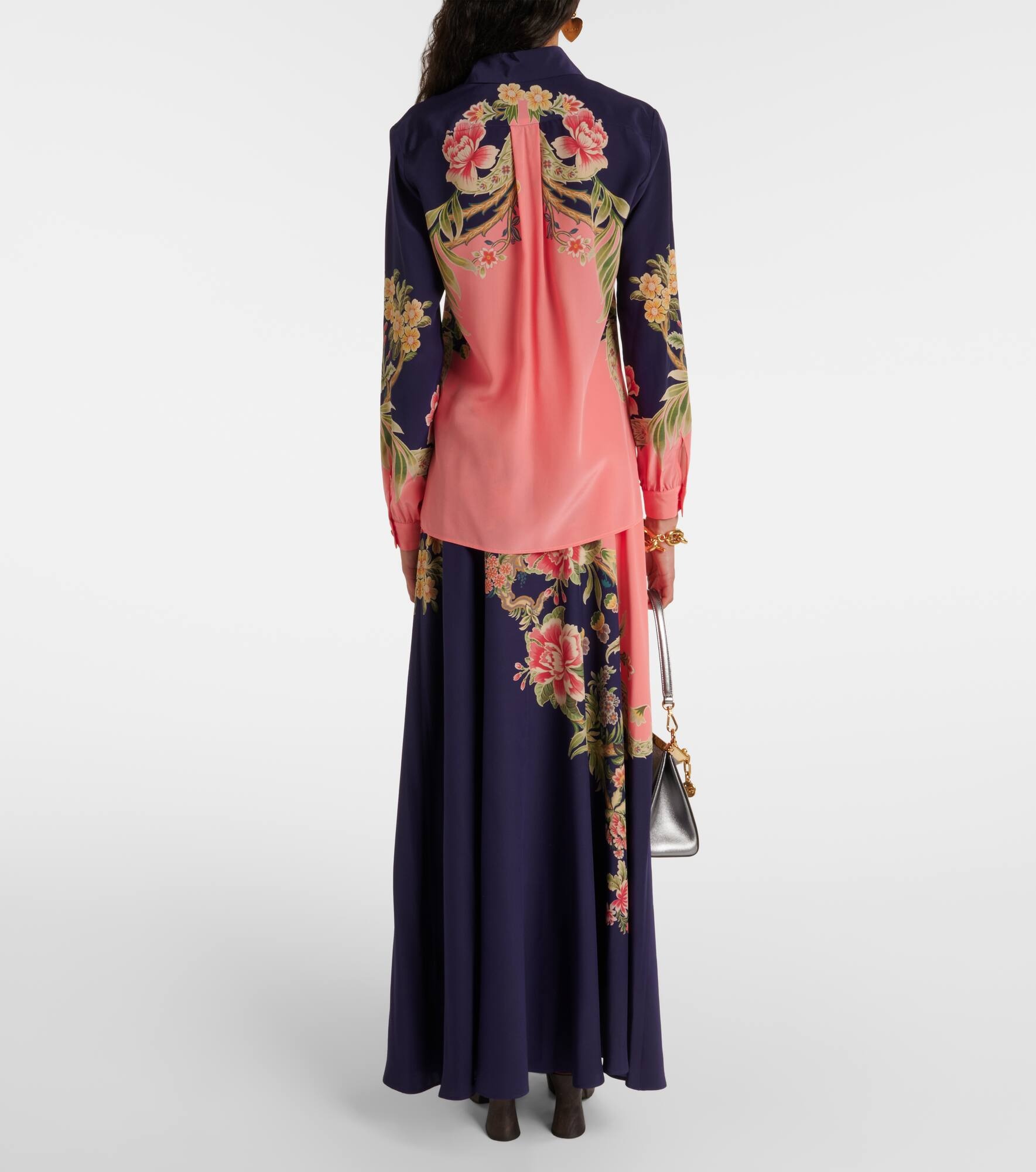 Printed silk shirt - 3