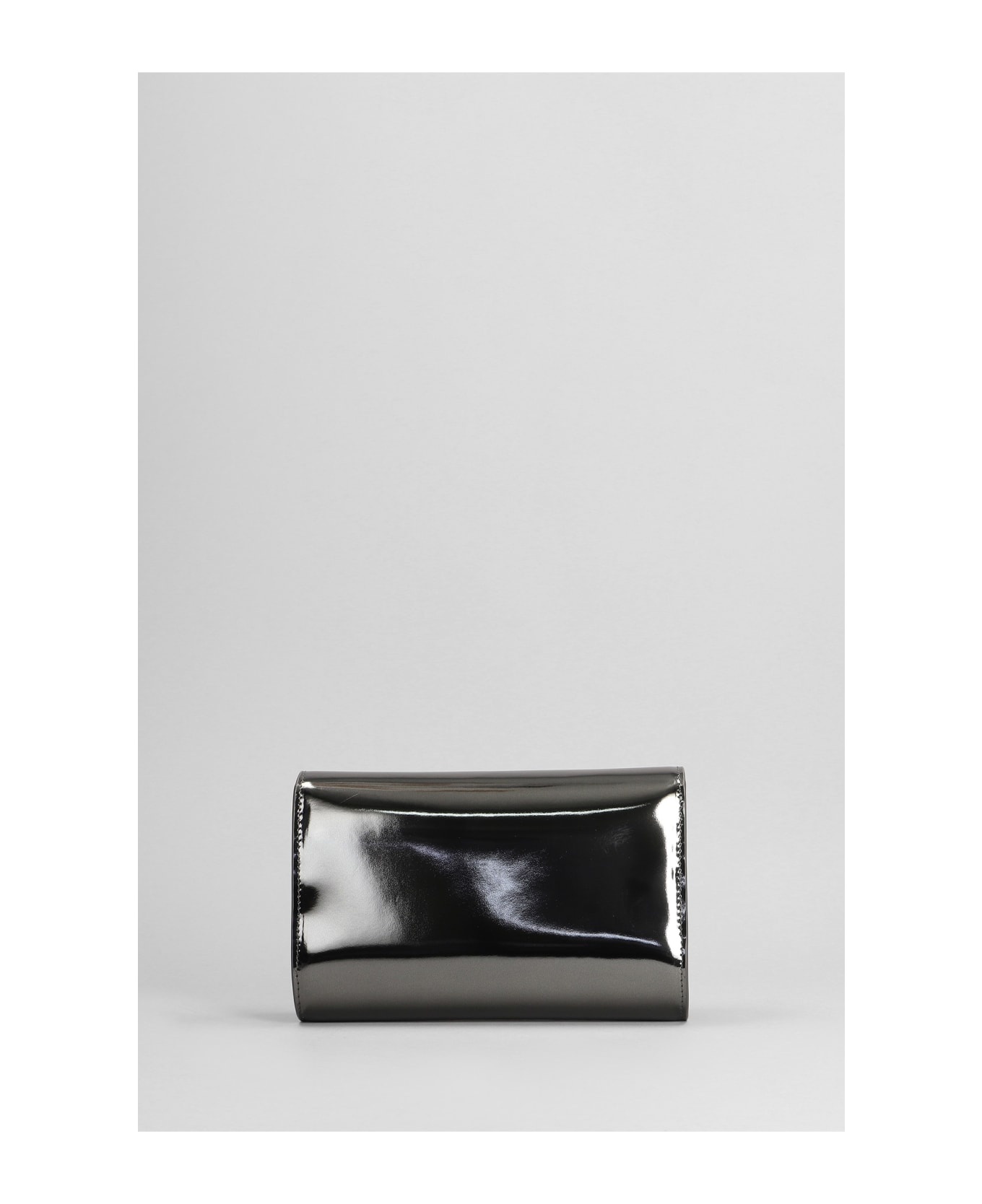 Cleopatra Clutch In Gunmetal Leather - 3