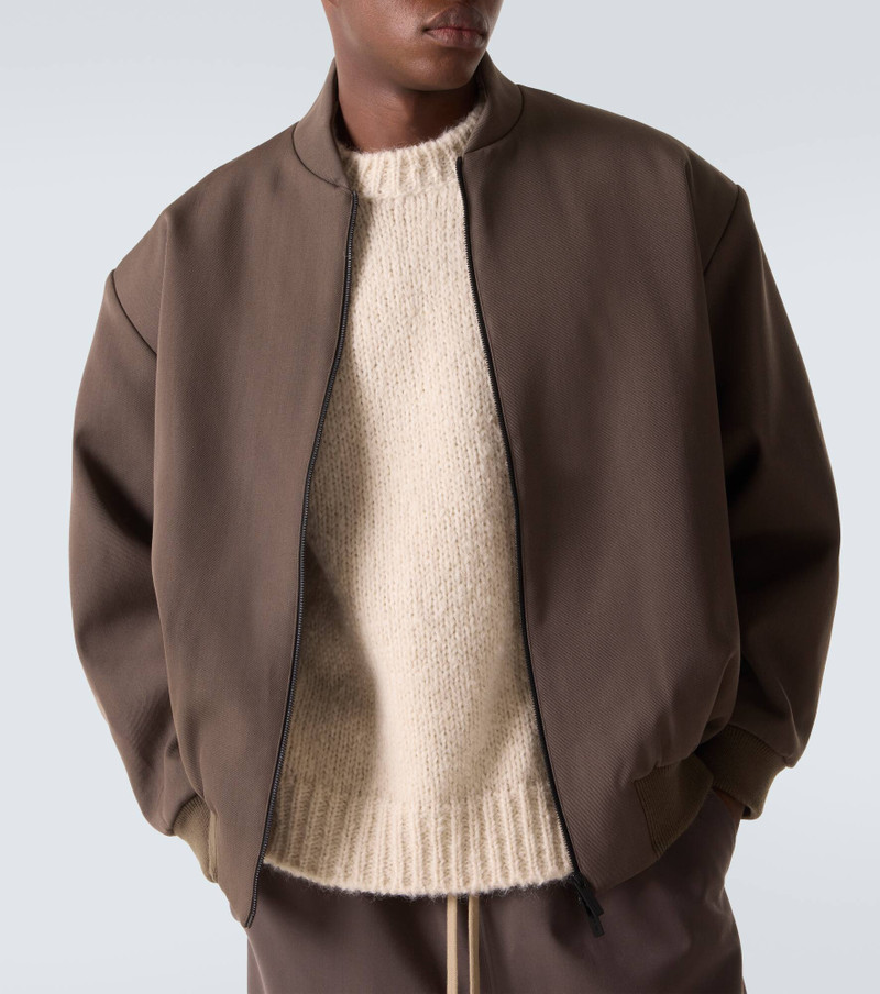 Wool and cotton blouson 5