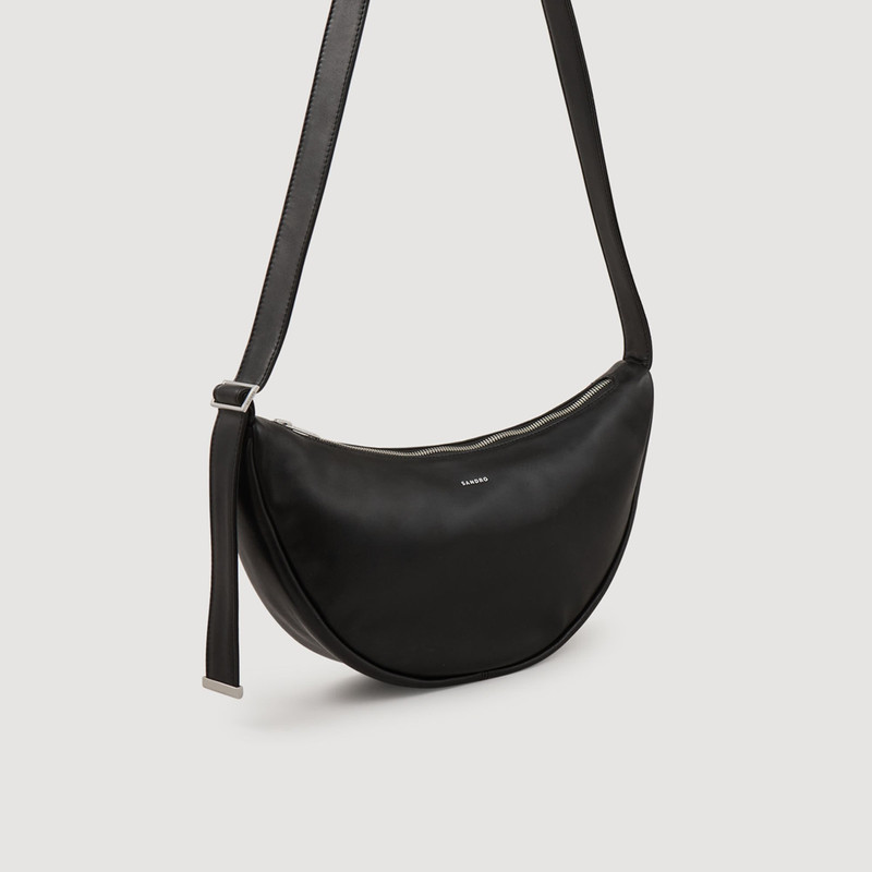 SMALL LEATHER HOBO BAG 4