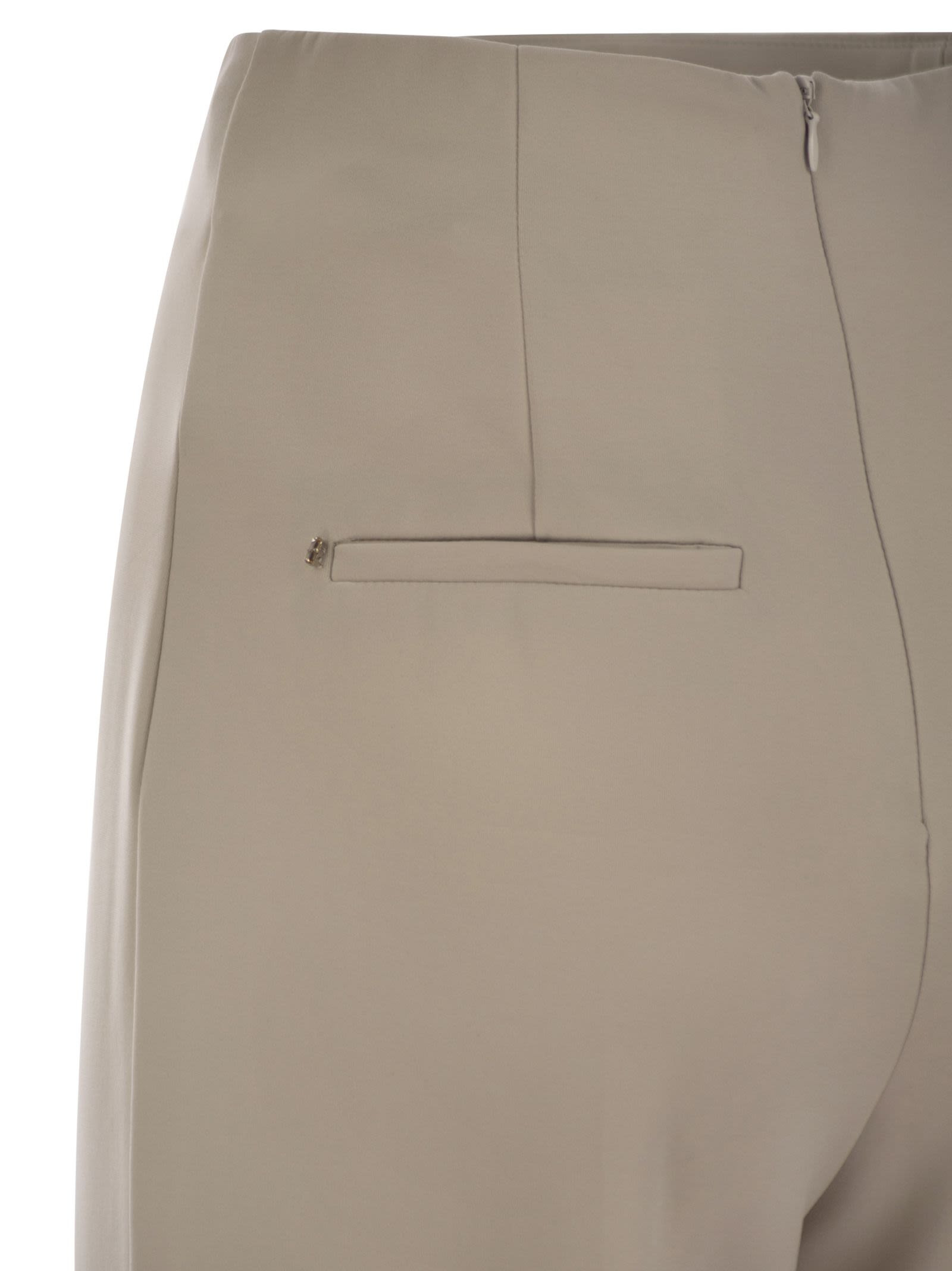 Sportmax Women Olea - High-Waisted Trousers In Scuba Jersey - 4