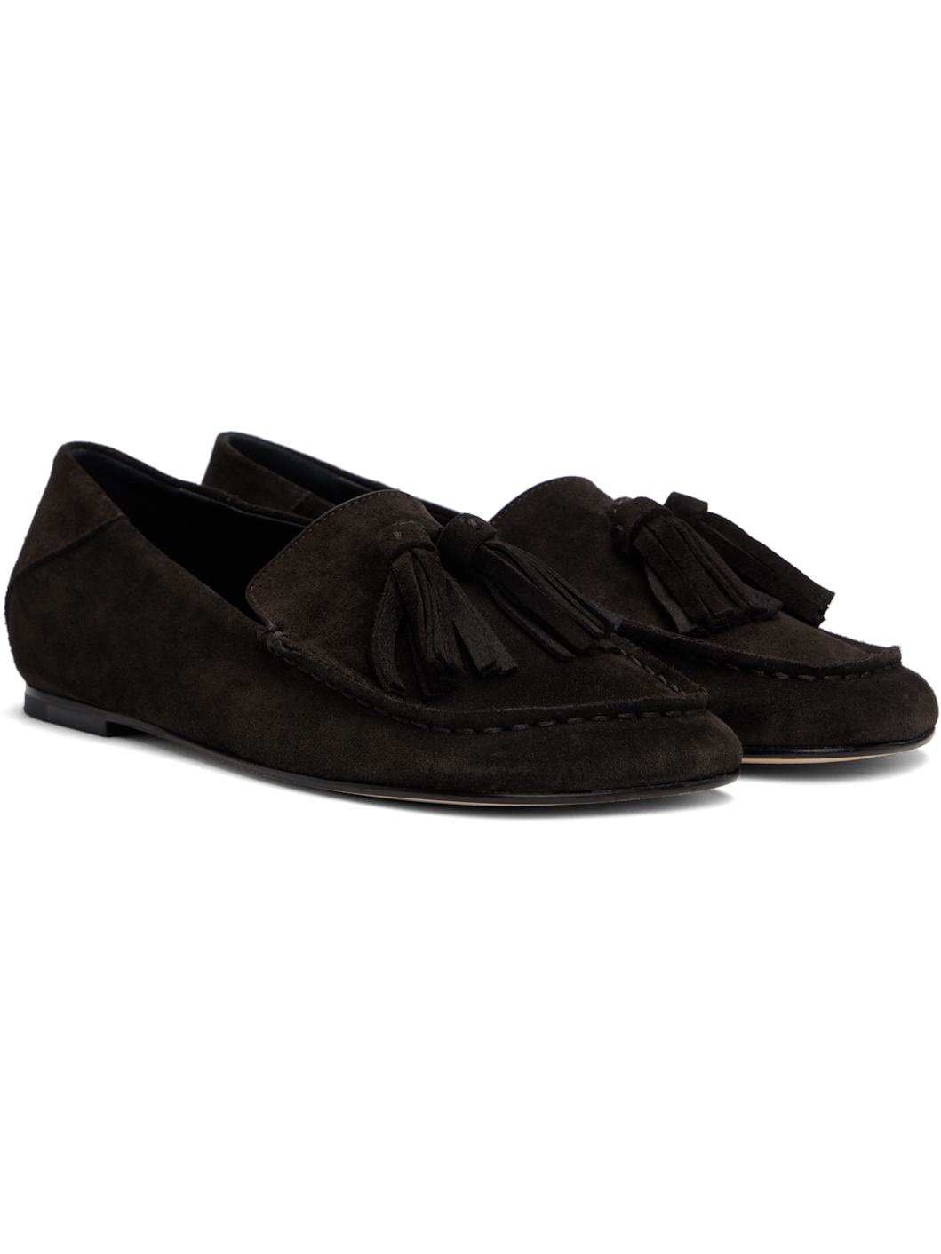 Brown Drew Loafers - 4