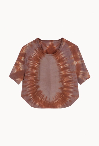 DESERT TIE DYE CROPPED TEE - 5