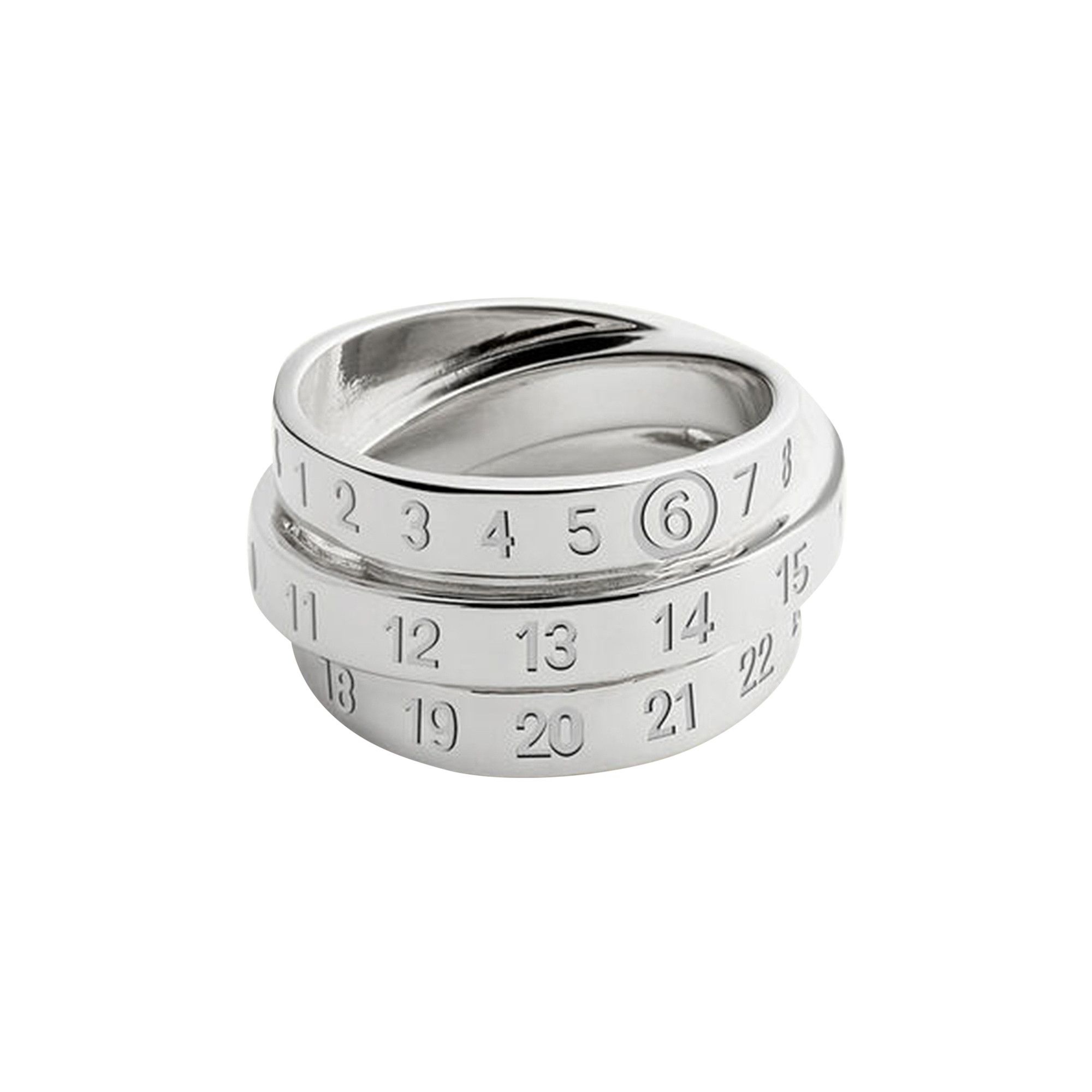 【MAISON MARGIELA】Logo Ring Palladium Maison Margiela Logo ring - Palladium | Garmentory