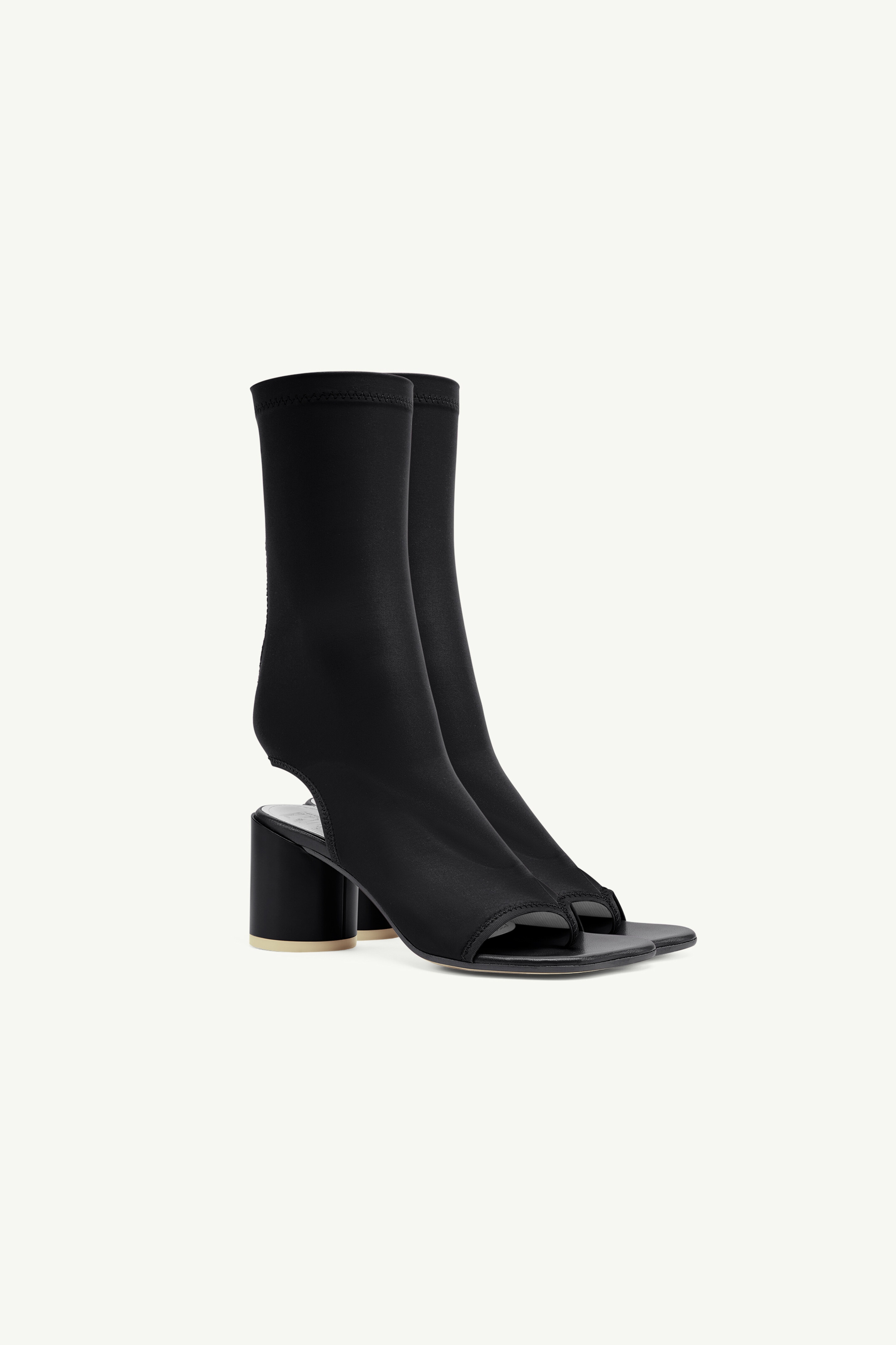 MM6 Maison Margiela★素敵！Socks Ankle Boots MM6 Maison Margiela // Black Leather Sock Boot – VSP Consignment