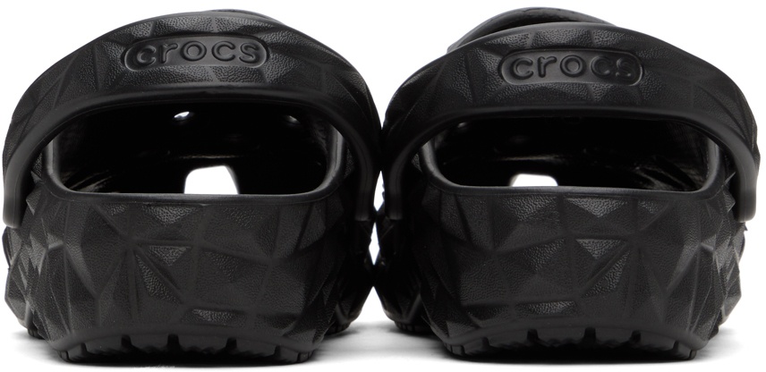 Black Classic Geometric Clogs - 2