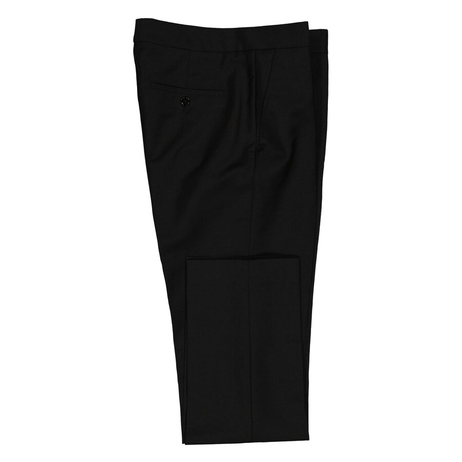 Burberry Aimie Mohair Wool Tailored Trousers In Black - 7