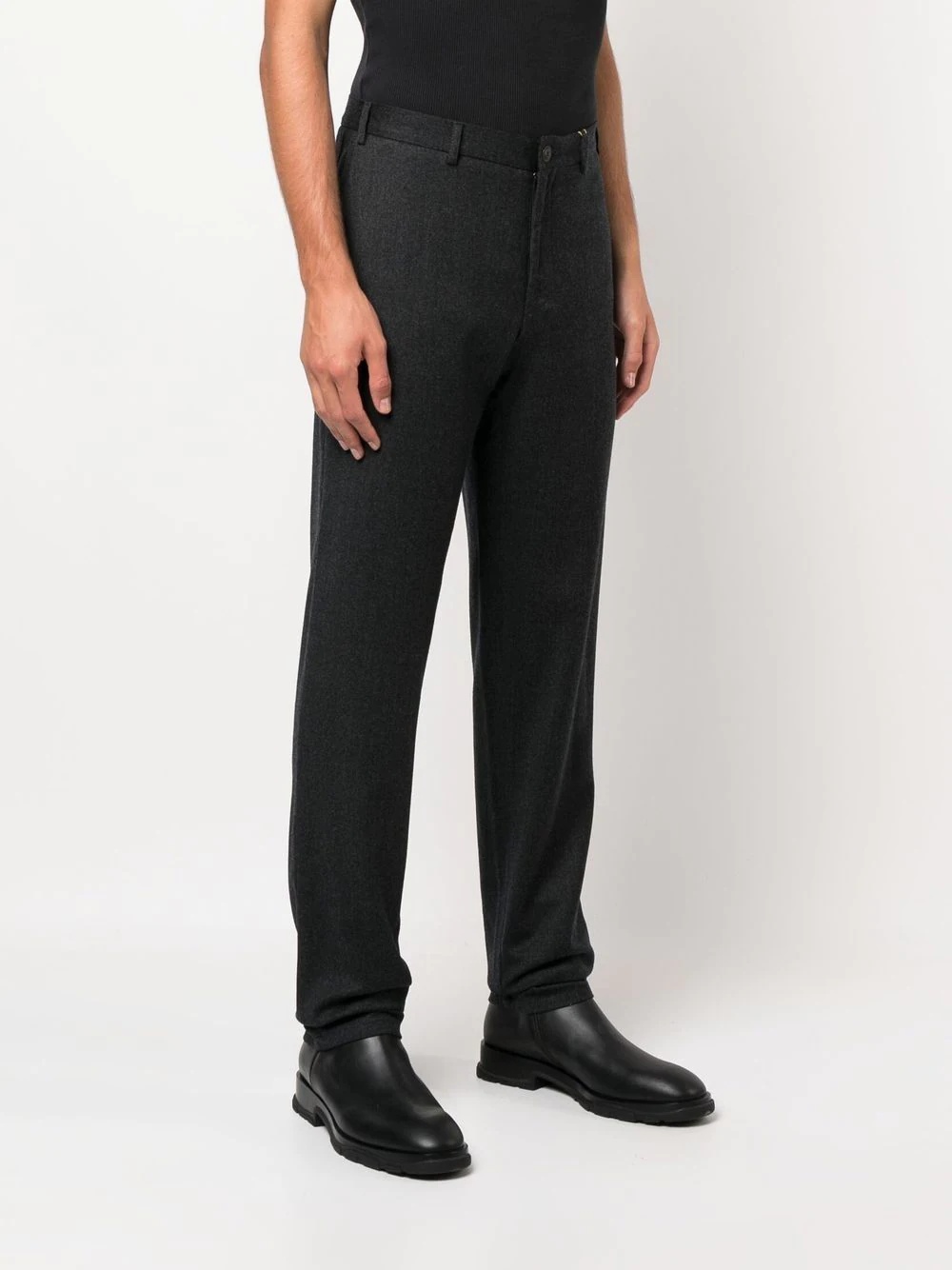 wool tailored trousers - 3