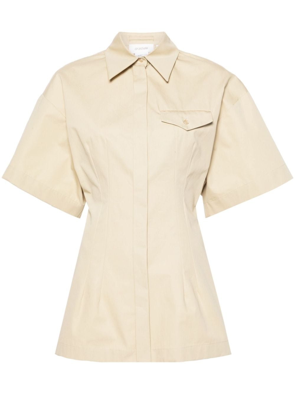 short-sleeves cotton shirt - 1