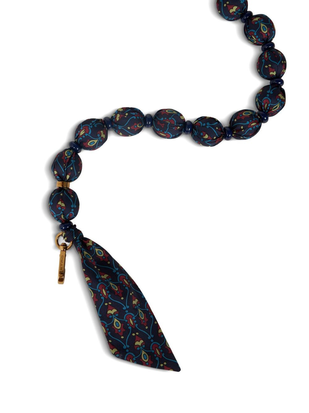 pailsey-print sphere bag chain - 3