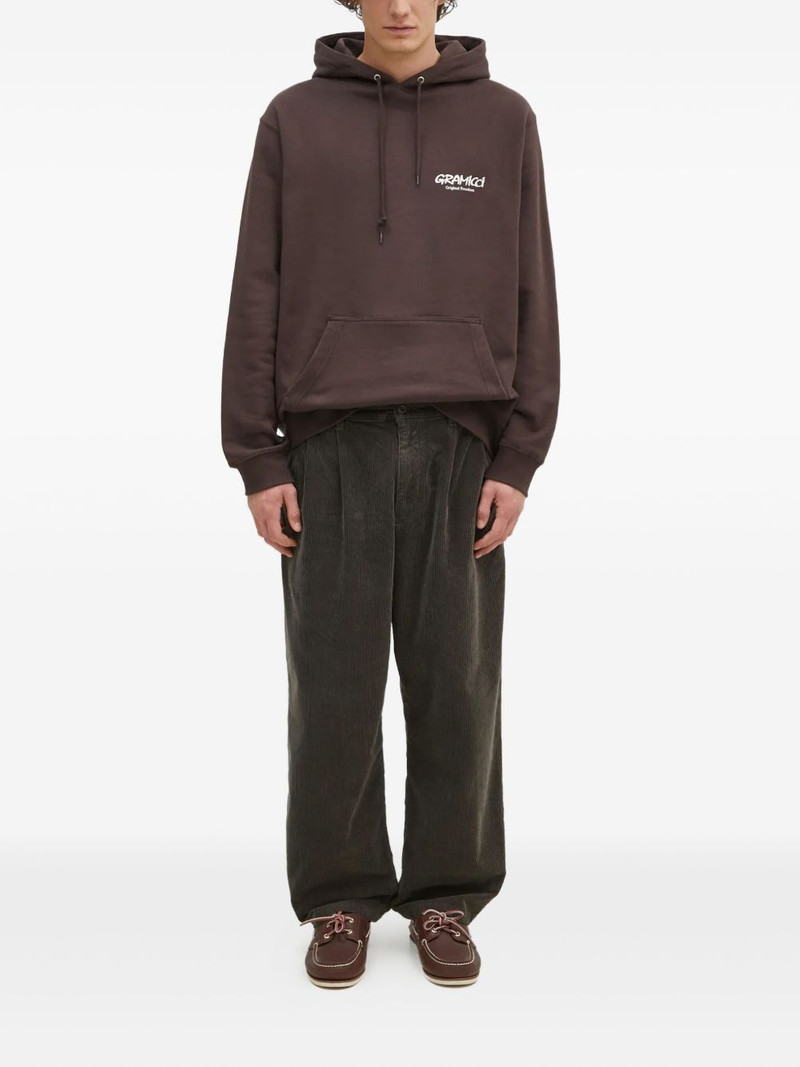 GRAMICCI logo-print hoodie outlook
