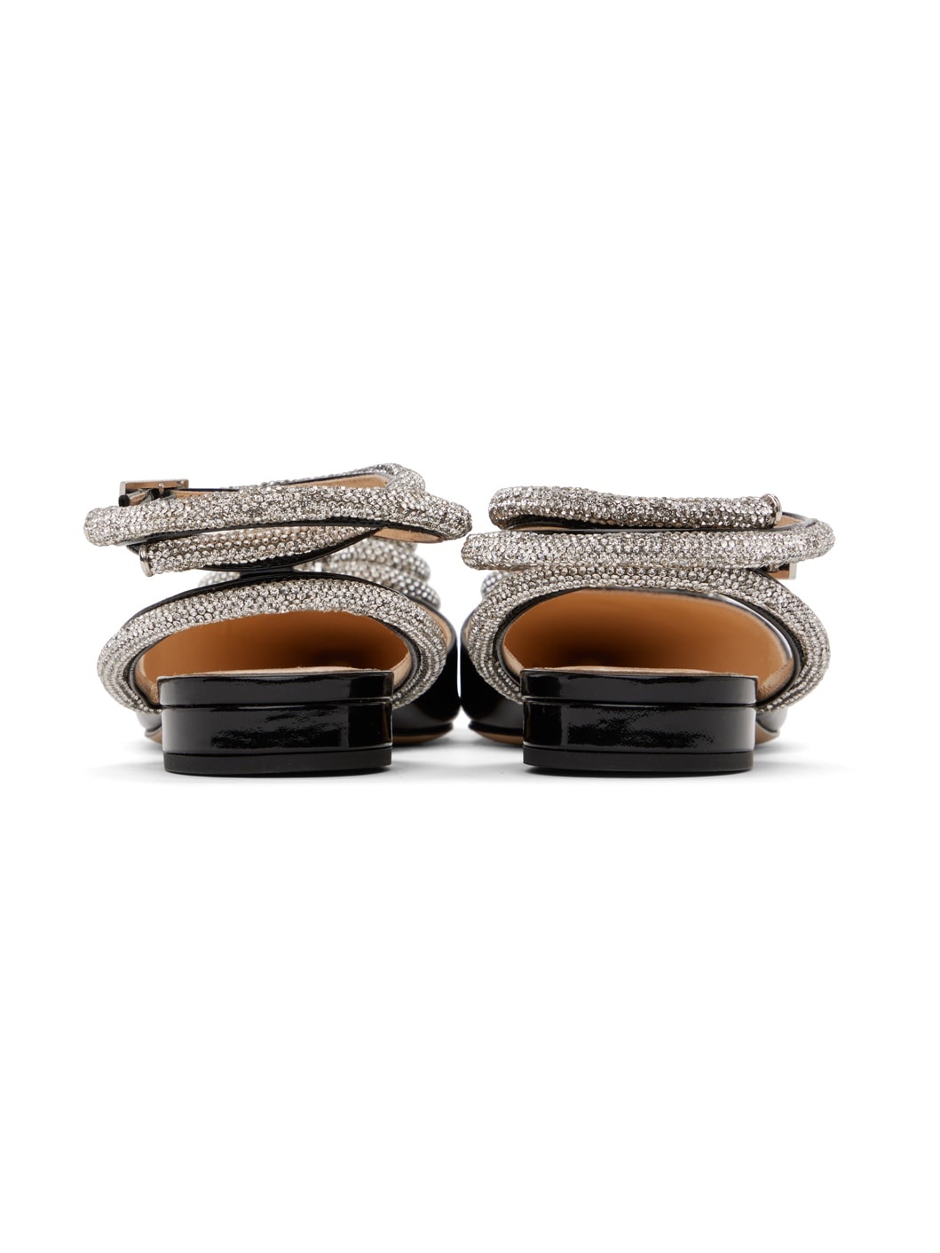 Black Triple Heart 15 Slippers - 2