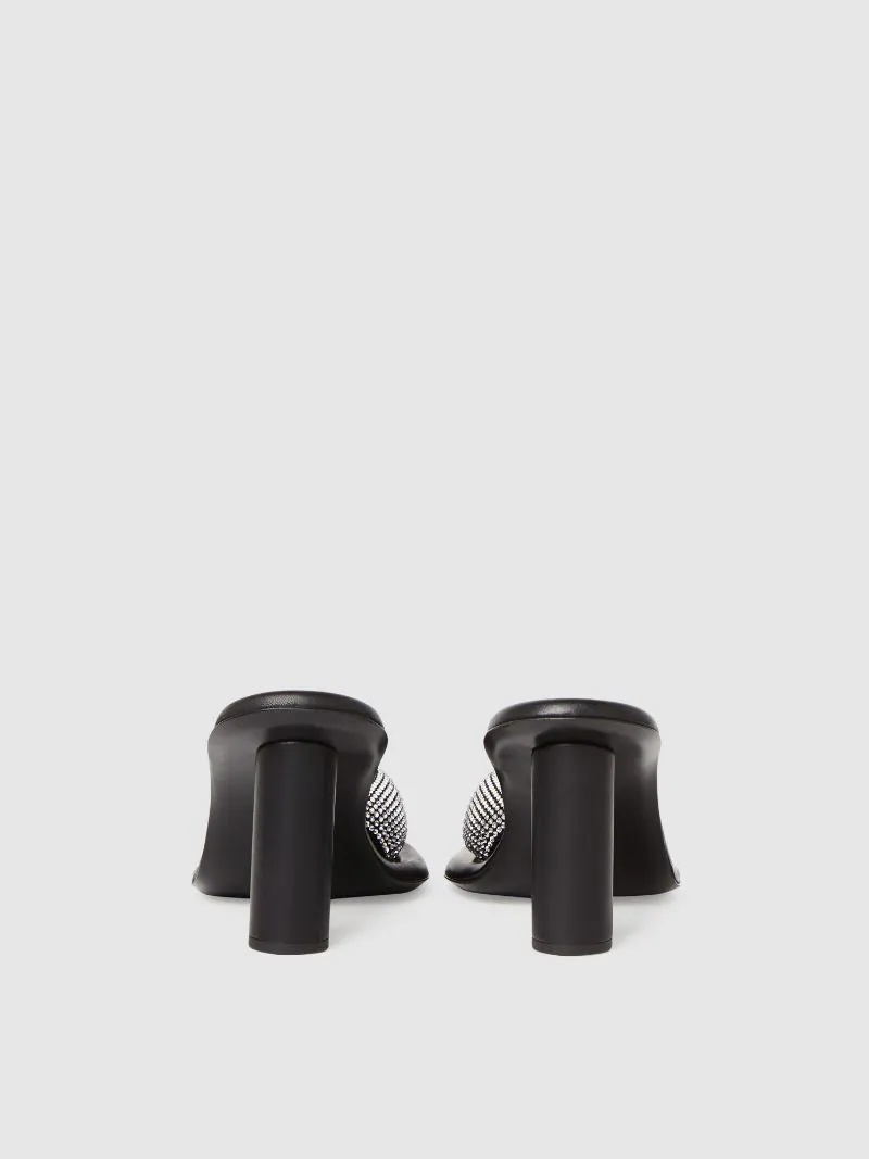 LEATHER CUSHION SANDAL - 4
