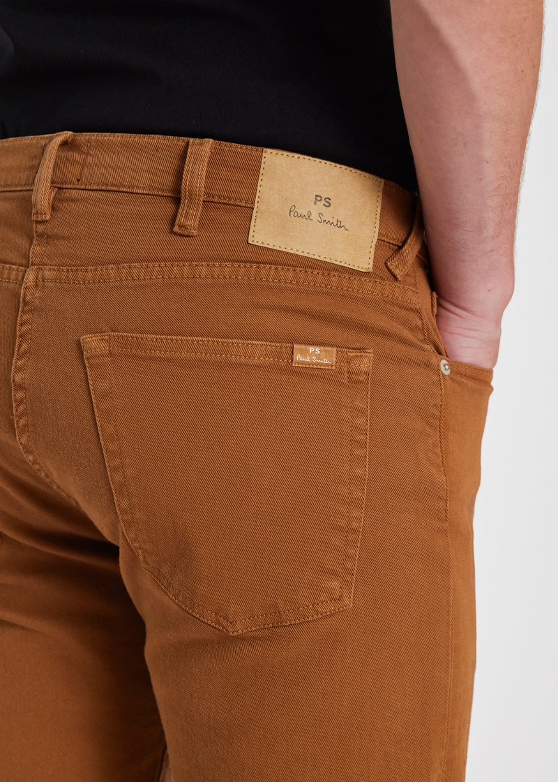 Tapered-Fit Garment-Dyed Jeans 5