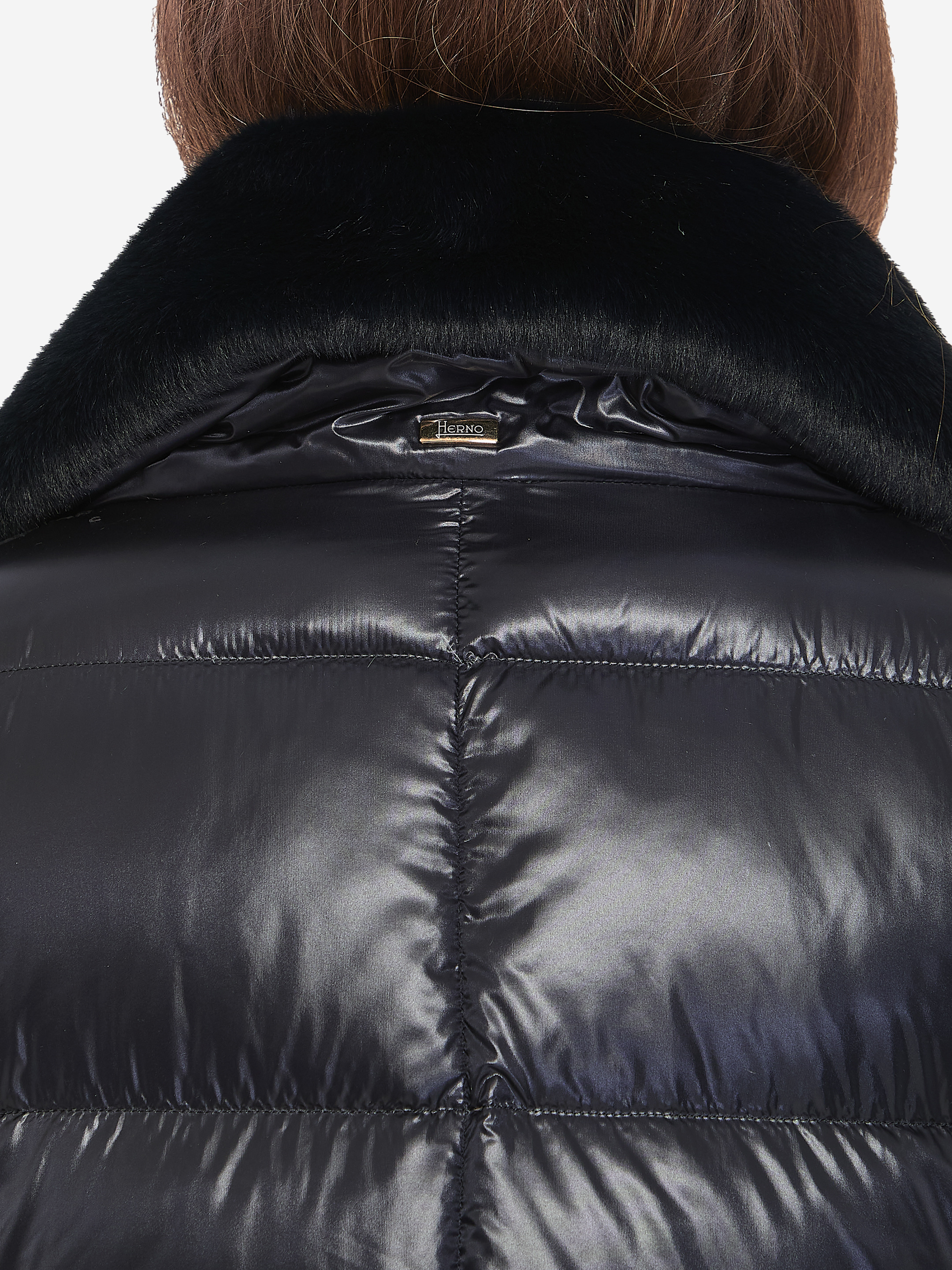 Light puffer with collar fur - 3