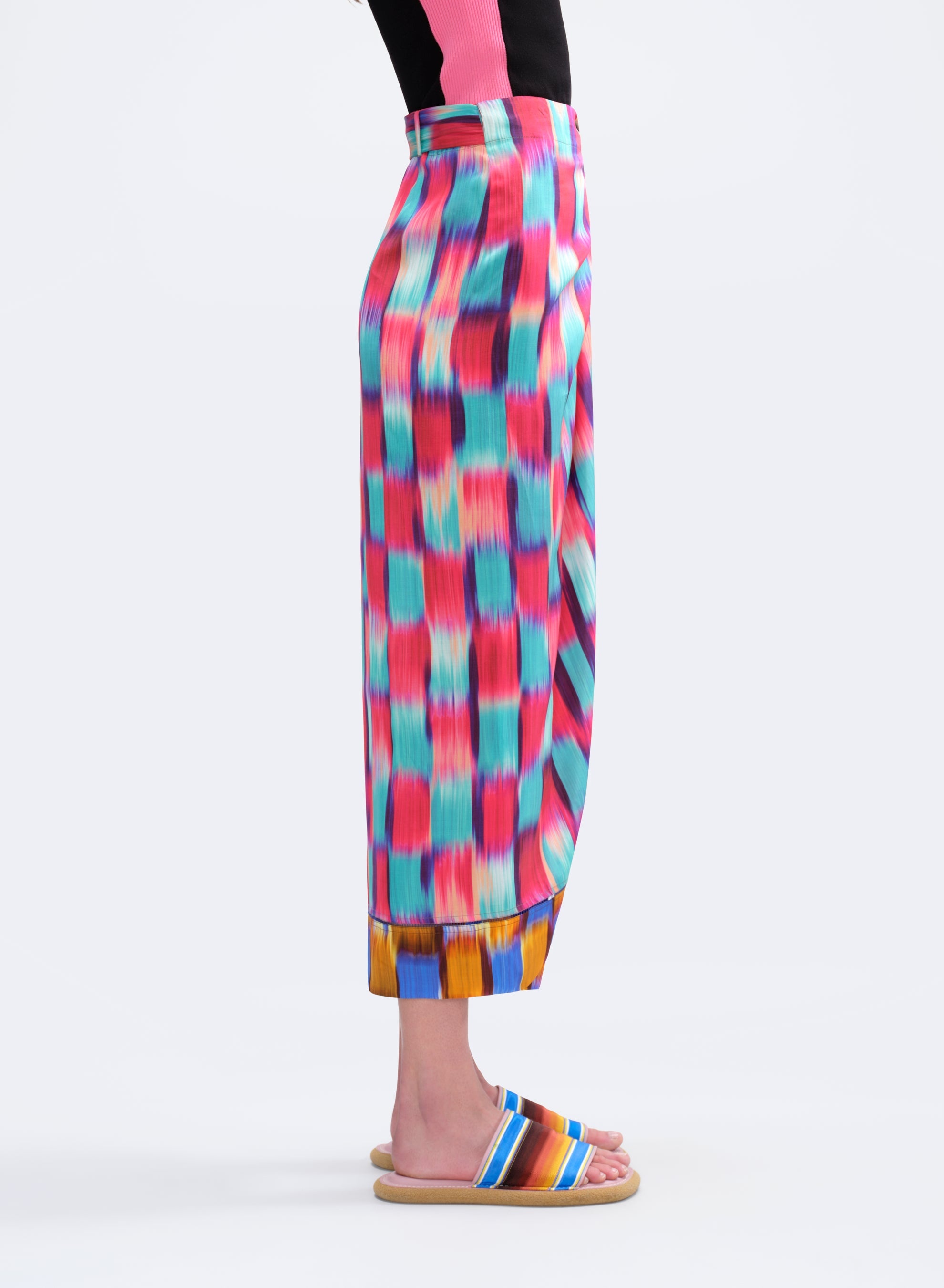 SKIRT WITH LADDERSTITCH - 5
