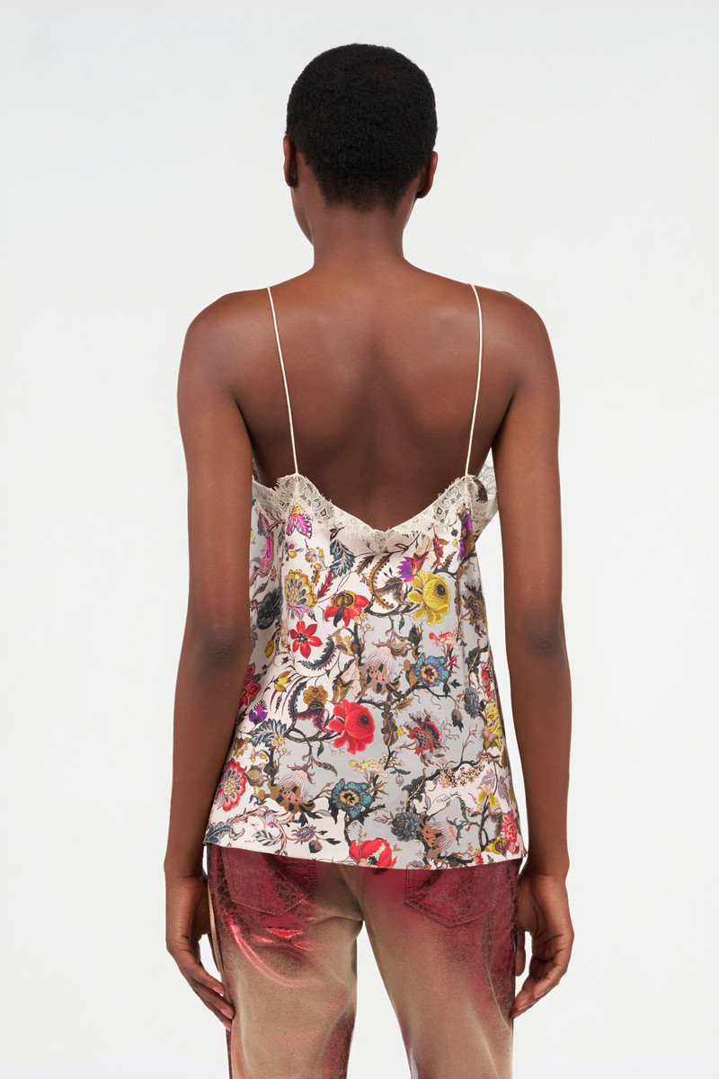 Top with Florentine Flowers print 4